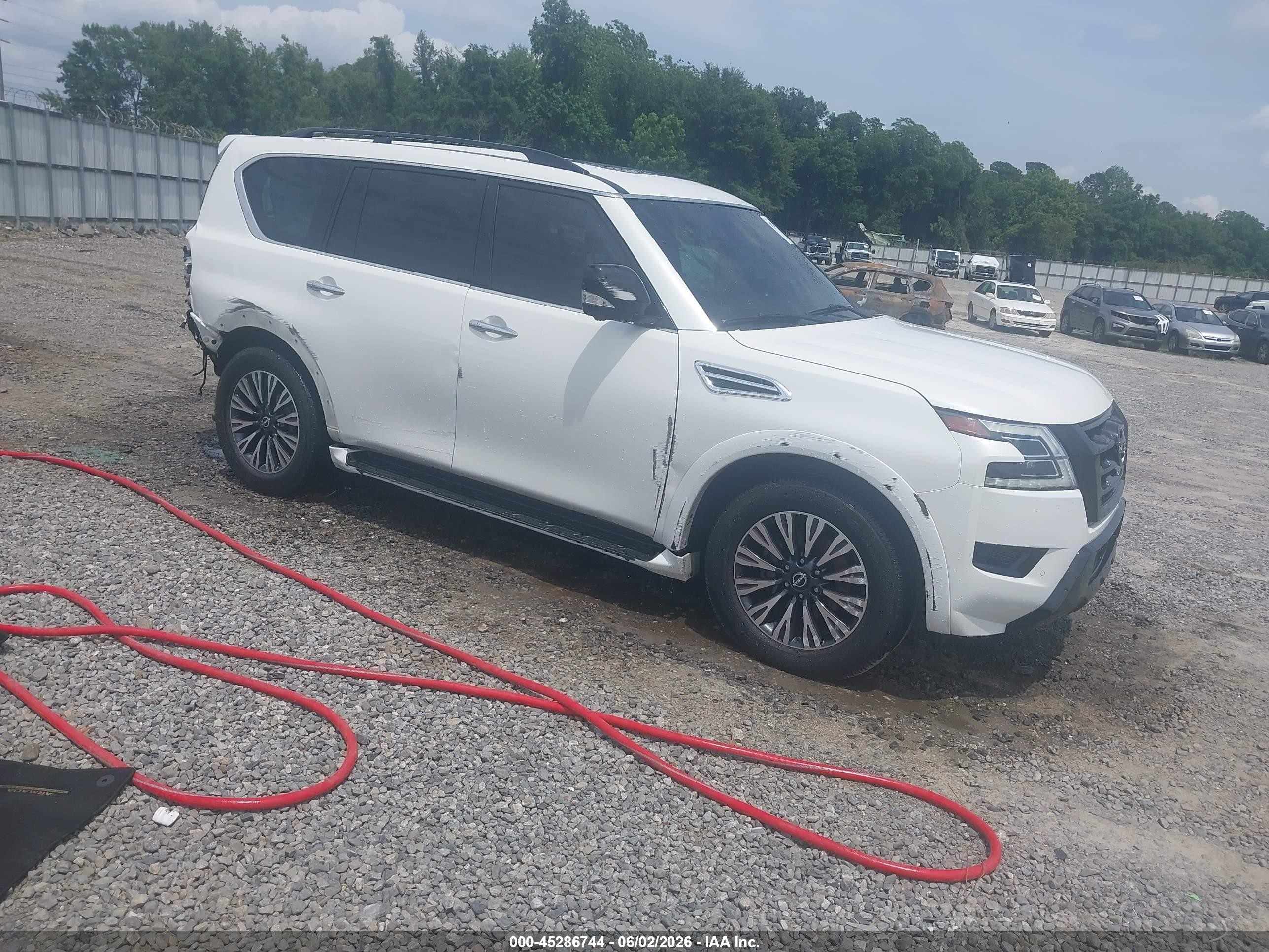 2023 Nissan Armada SL, VIN JN8AY2BAXP9402598 — Rear end