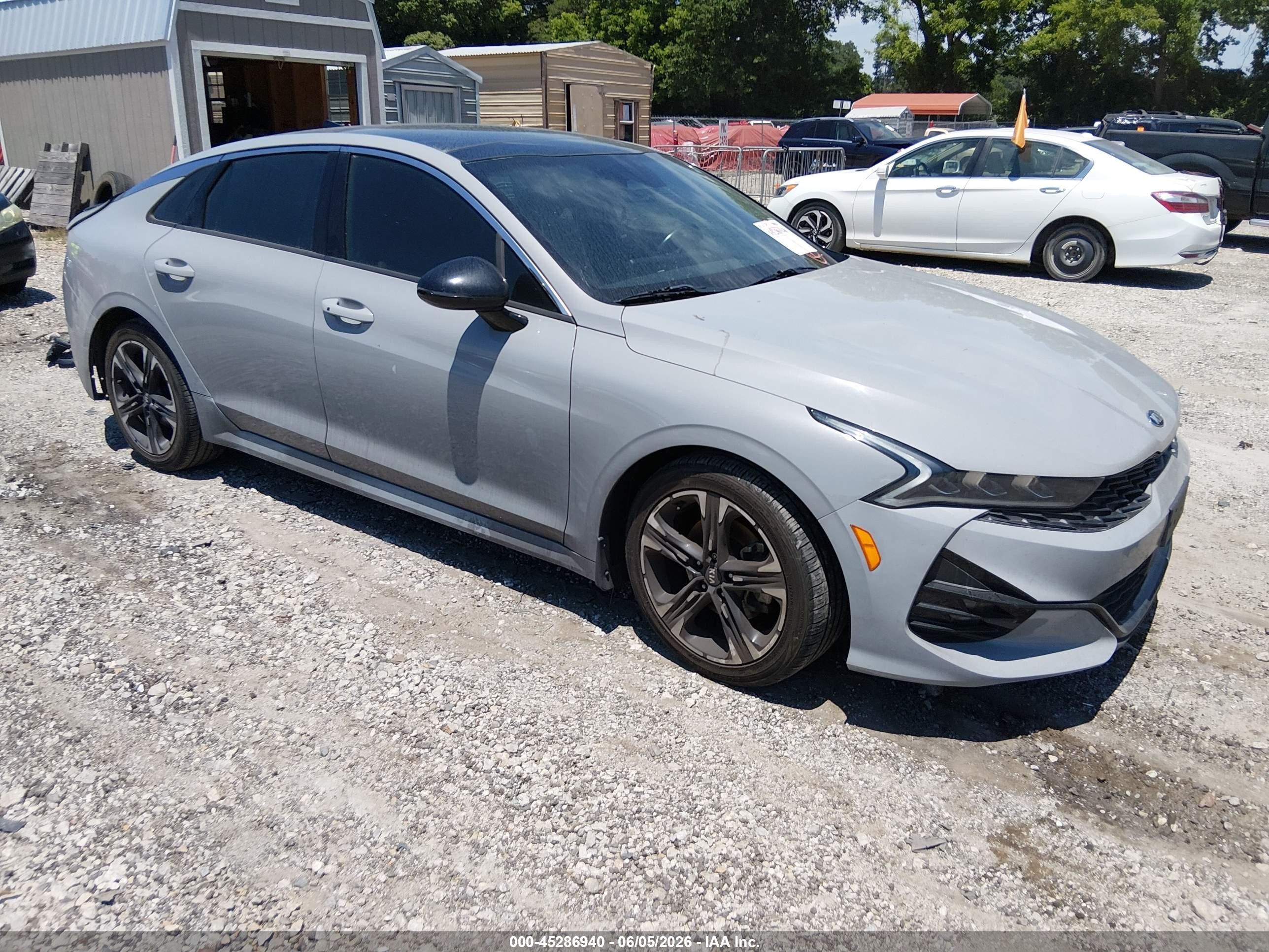 2021 Kia K5 GT-Line, VIN 5XXG64J27MG013658 — Rear end