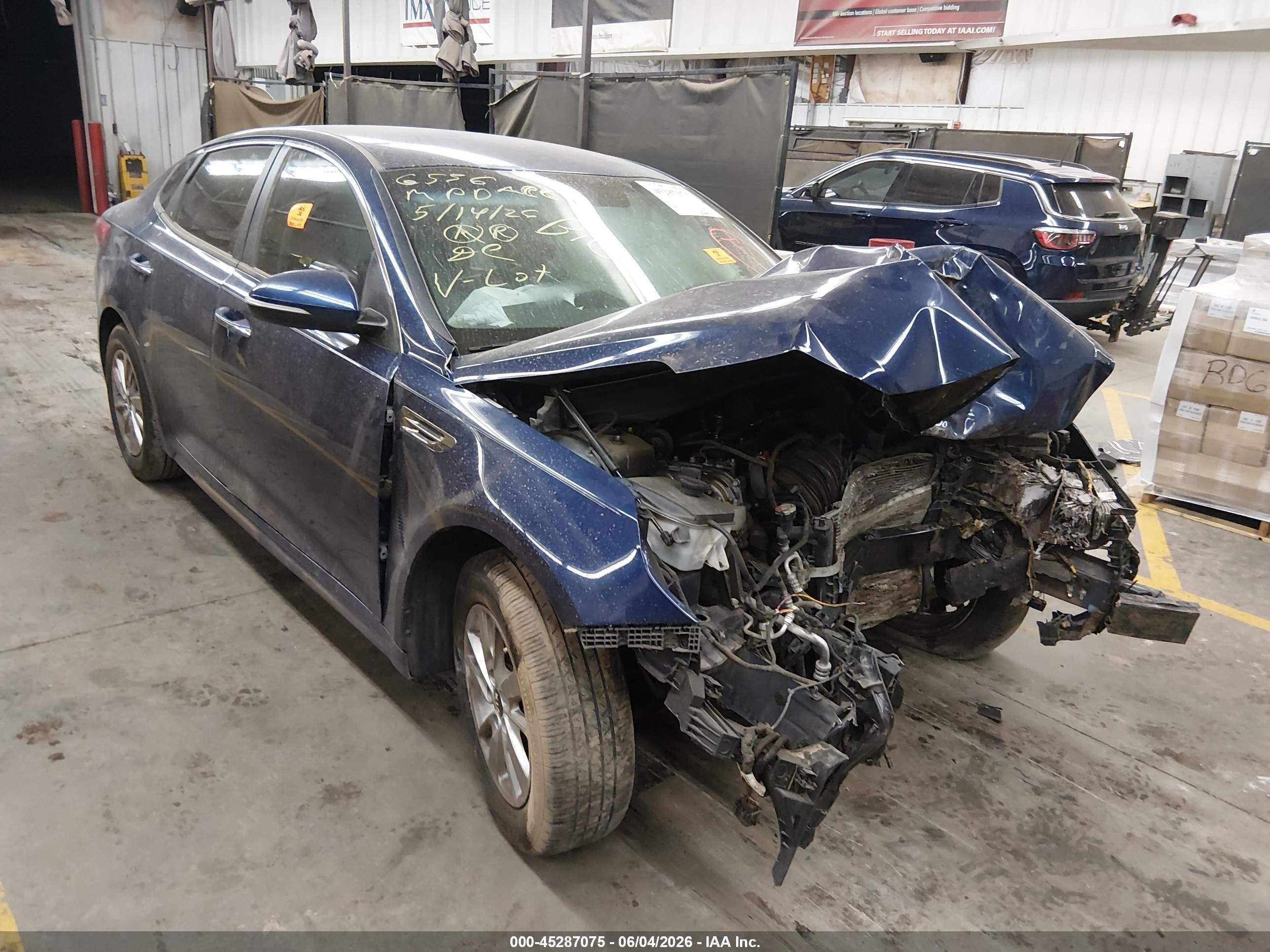 2017 Kia Optima LX, VIN 5XXGT4L32HG168302 — Biohazard / chemical