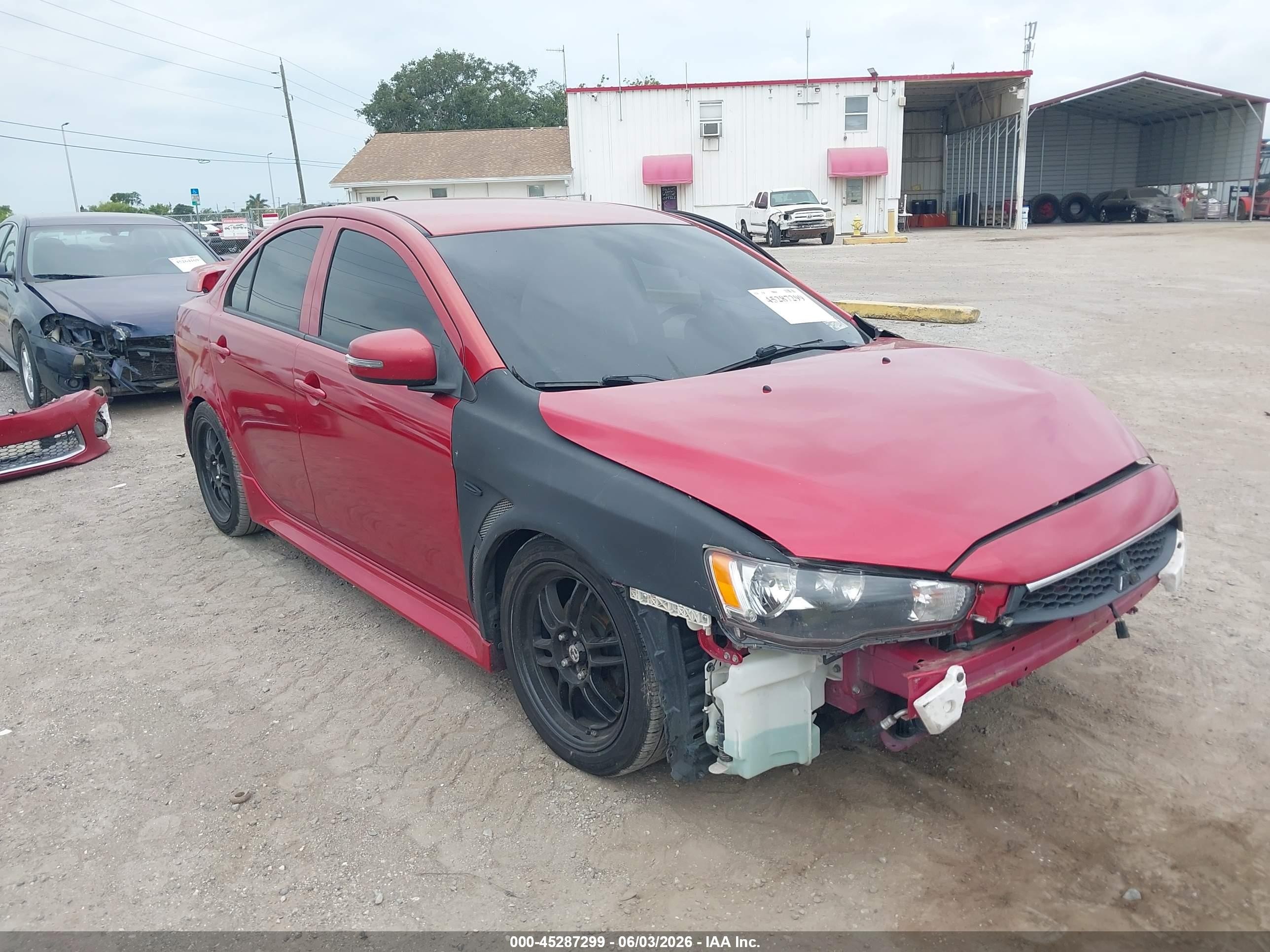 2017 Mitsubishi Lancer ES, VIN JA32U2FU4HU002503 — Side