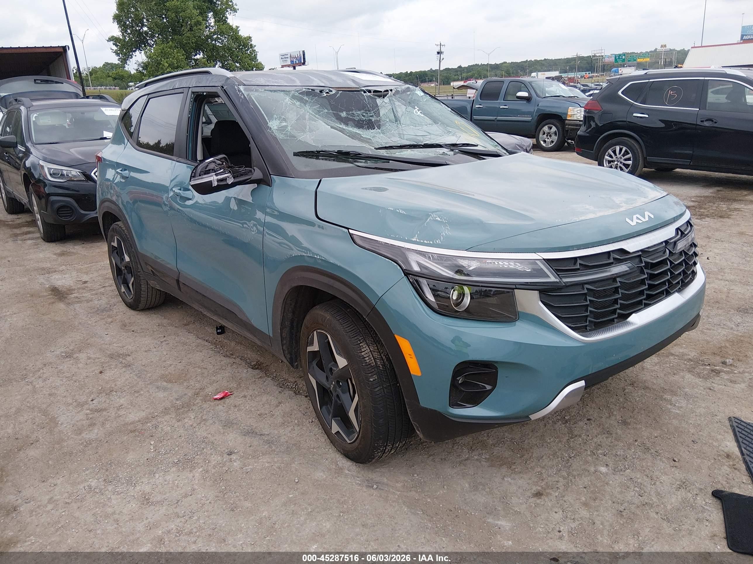 2025 Kia Seltos S, VIN KNDEU2AA3S7809225 — Опрокидывание