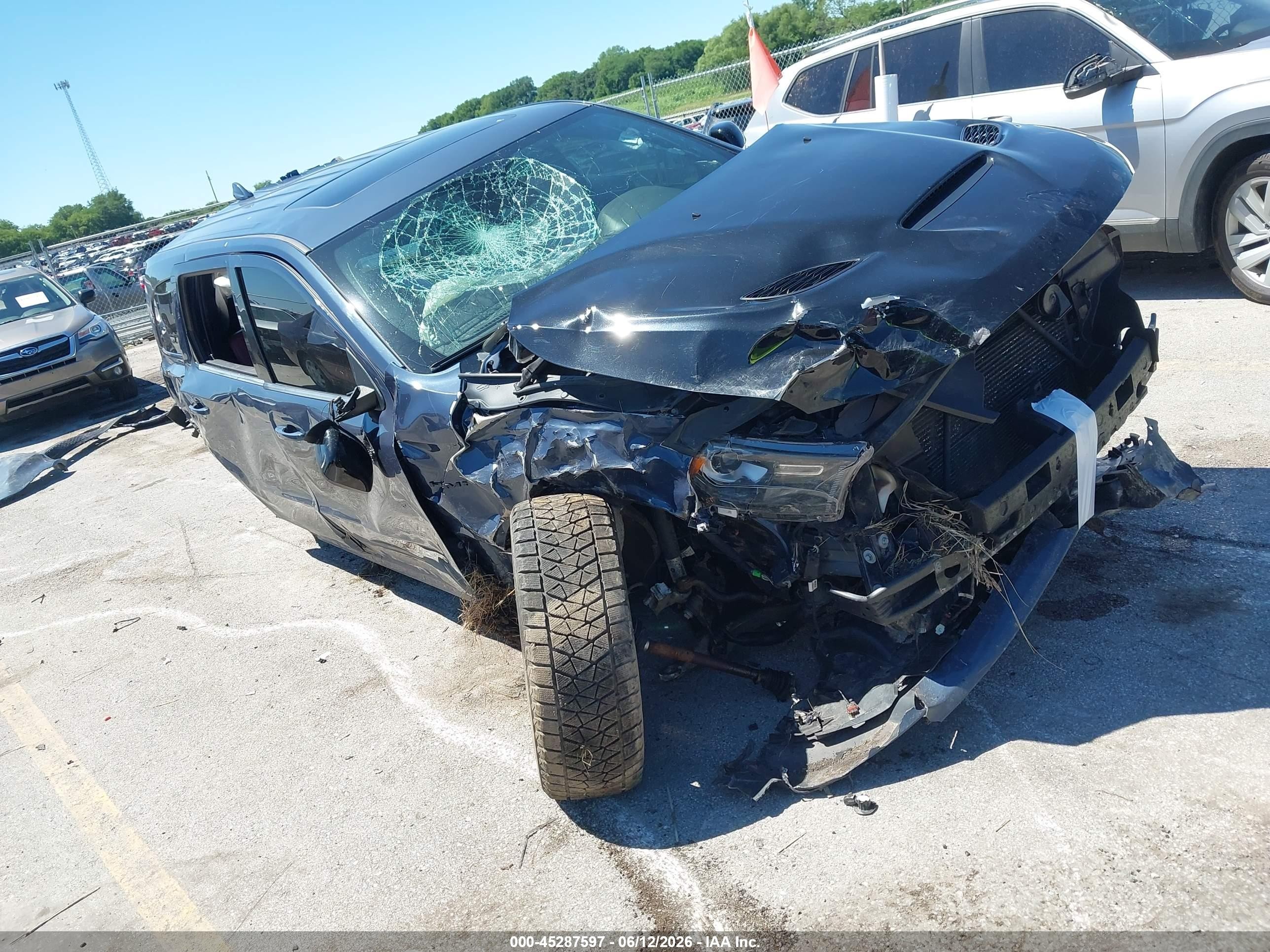 2020 Dodge Durango R/T, VIN 1C4SDJCT7LC228721 — Rollover