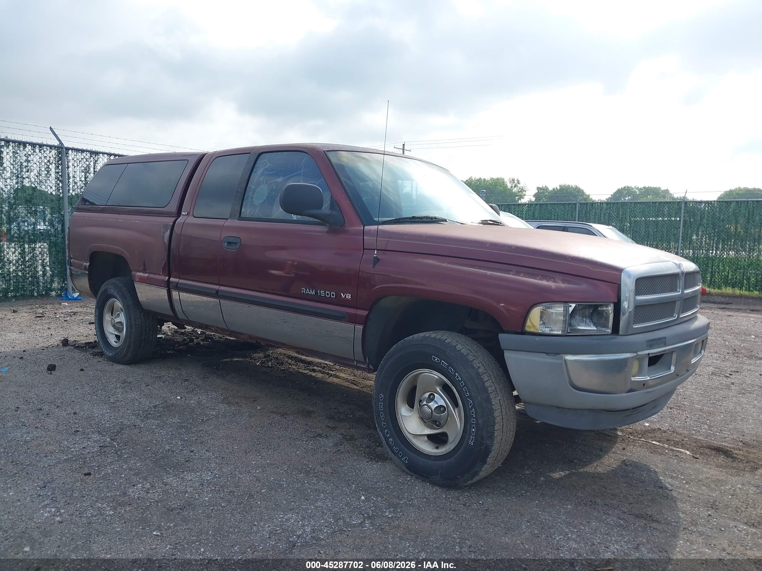 2000 Dodge 1500, VIN 1B7HF13ZXYJ133324 — Обычный износ