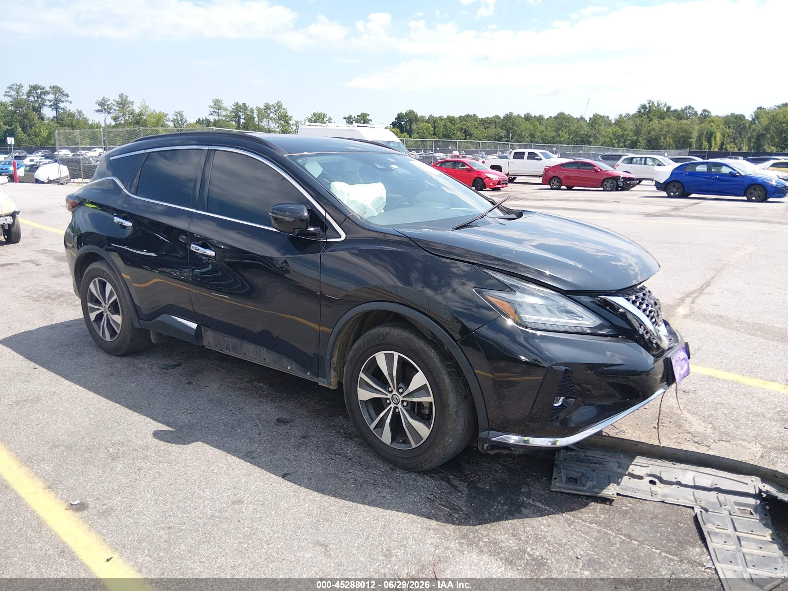 2021 Nissan Murano SV, VIN 5N1AZ2BS0MC108185 — Front end