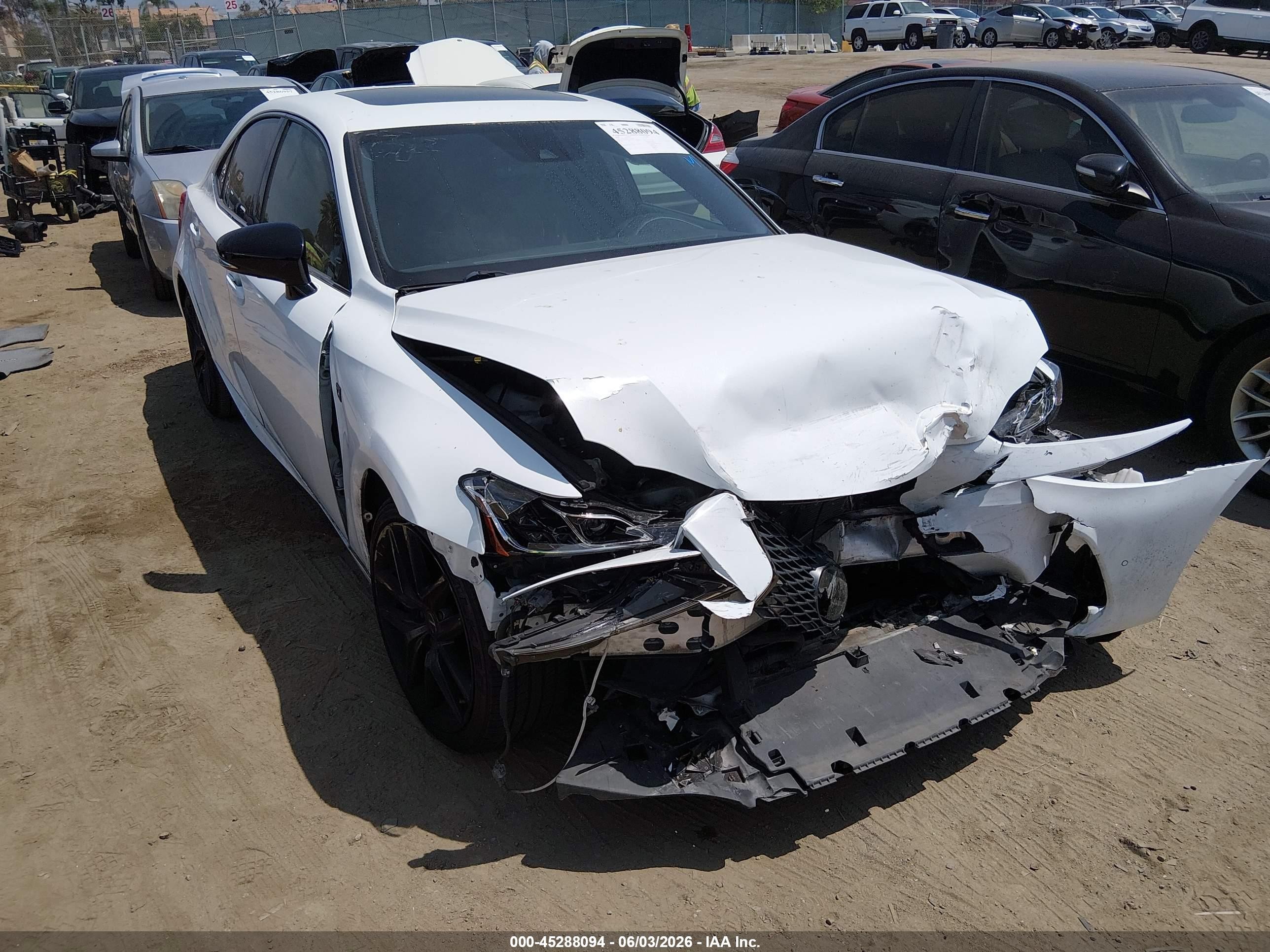 2020 Lexus IS 300 F Sport, VIN JTHGA1D23L5102427 — Front end