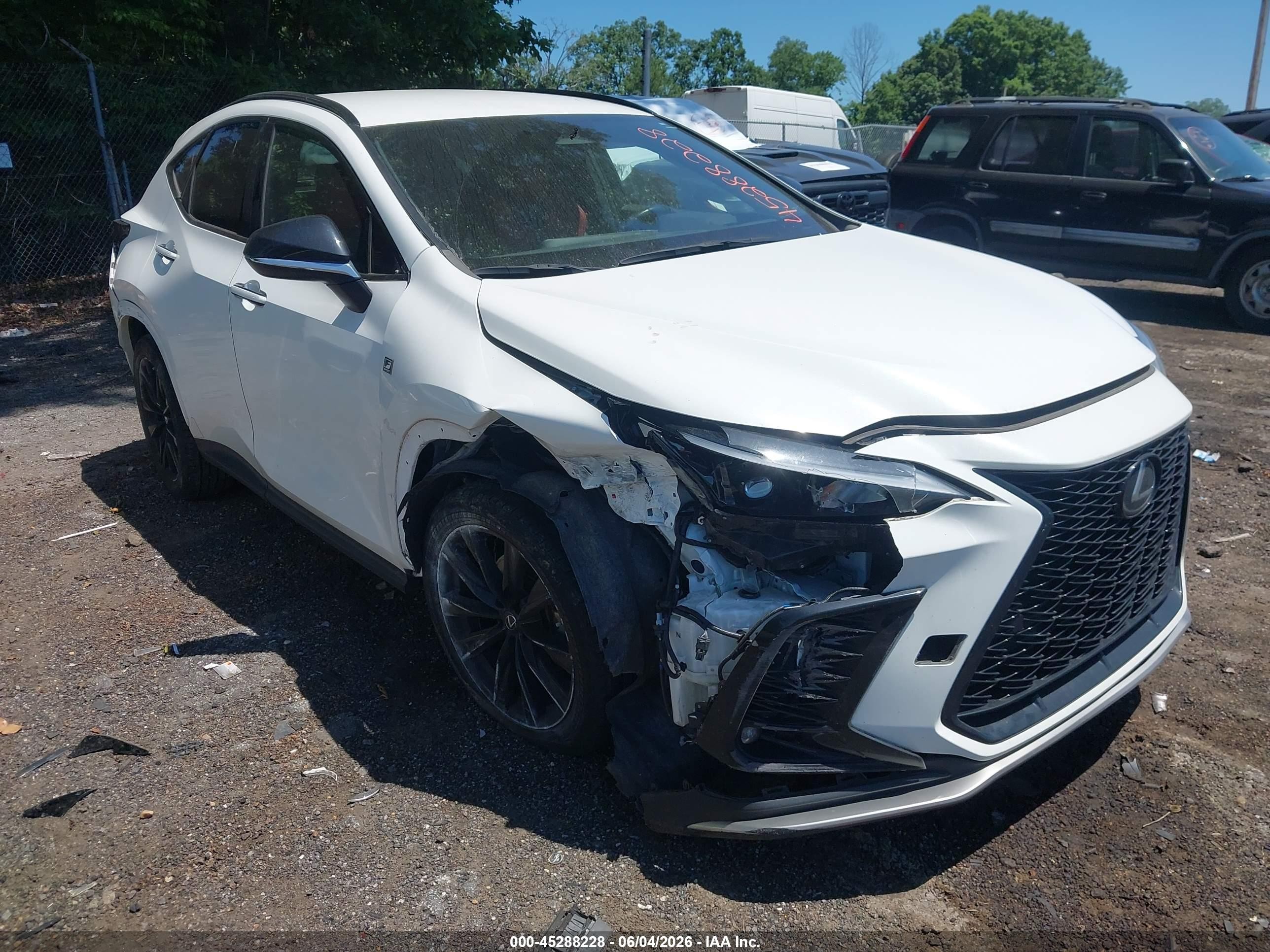 2022 Lexus NX 350 F Sport, VIN JTJKGCEZ5N2002607 — Side