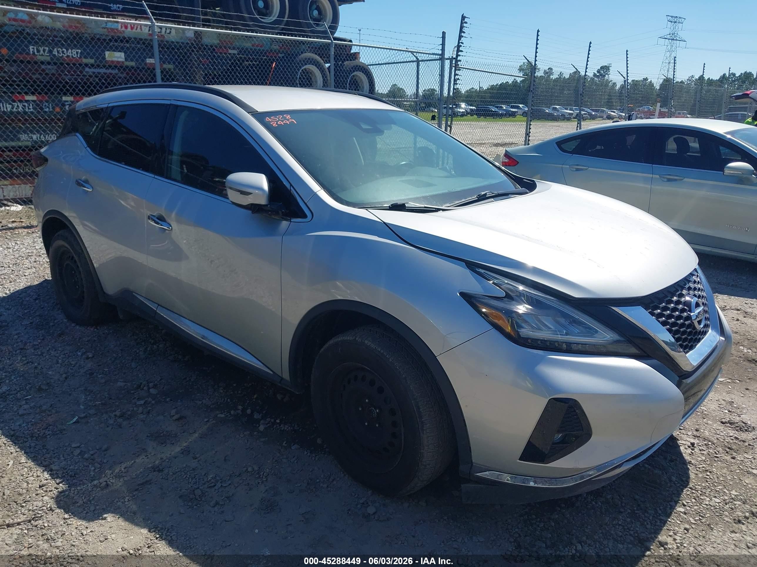 2021 Nissan Murano SV, VIN 5N1AZ2BS4MC107248 — Front end