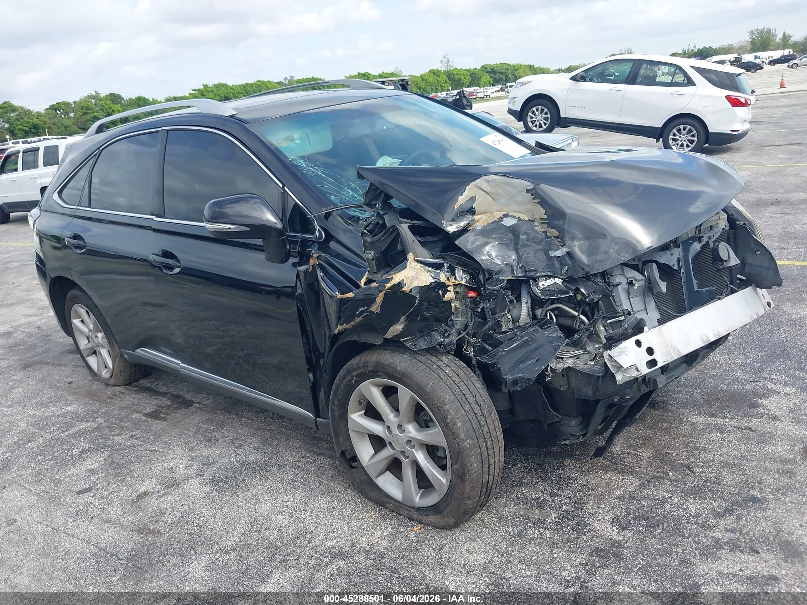 2010 Lexus RX 350, VIN 2T2ZK1BA2AC007404 — Front end