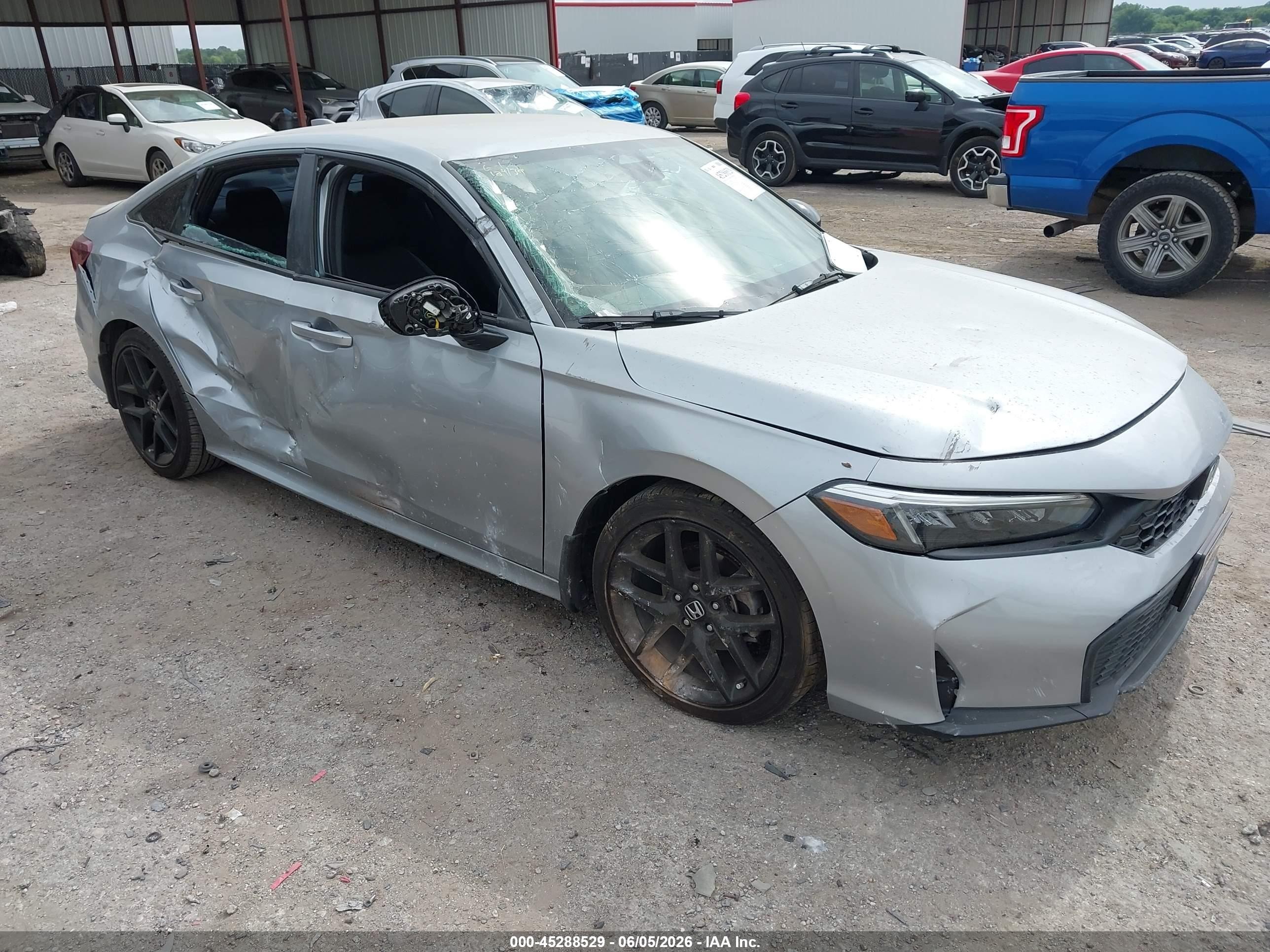 2025 Honda Civic Sport, VIN 2HGFE2F54SH549503 — Burn
