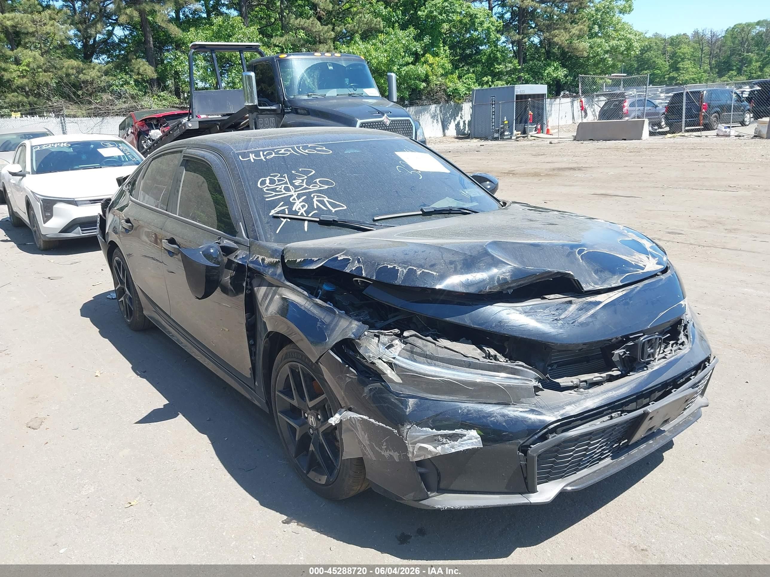 2026 Honda Civic Sport, VIN 2HGFE4F88TH326291 — Front end