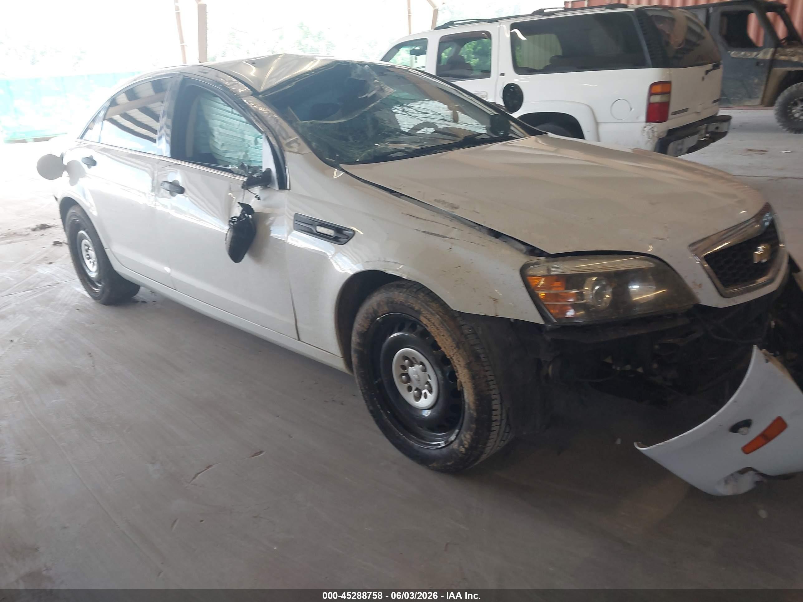 2013 Chevrolet Caprice Police Police, VIN 6G1MK5R20DL829325 — Rollover