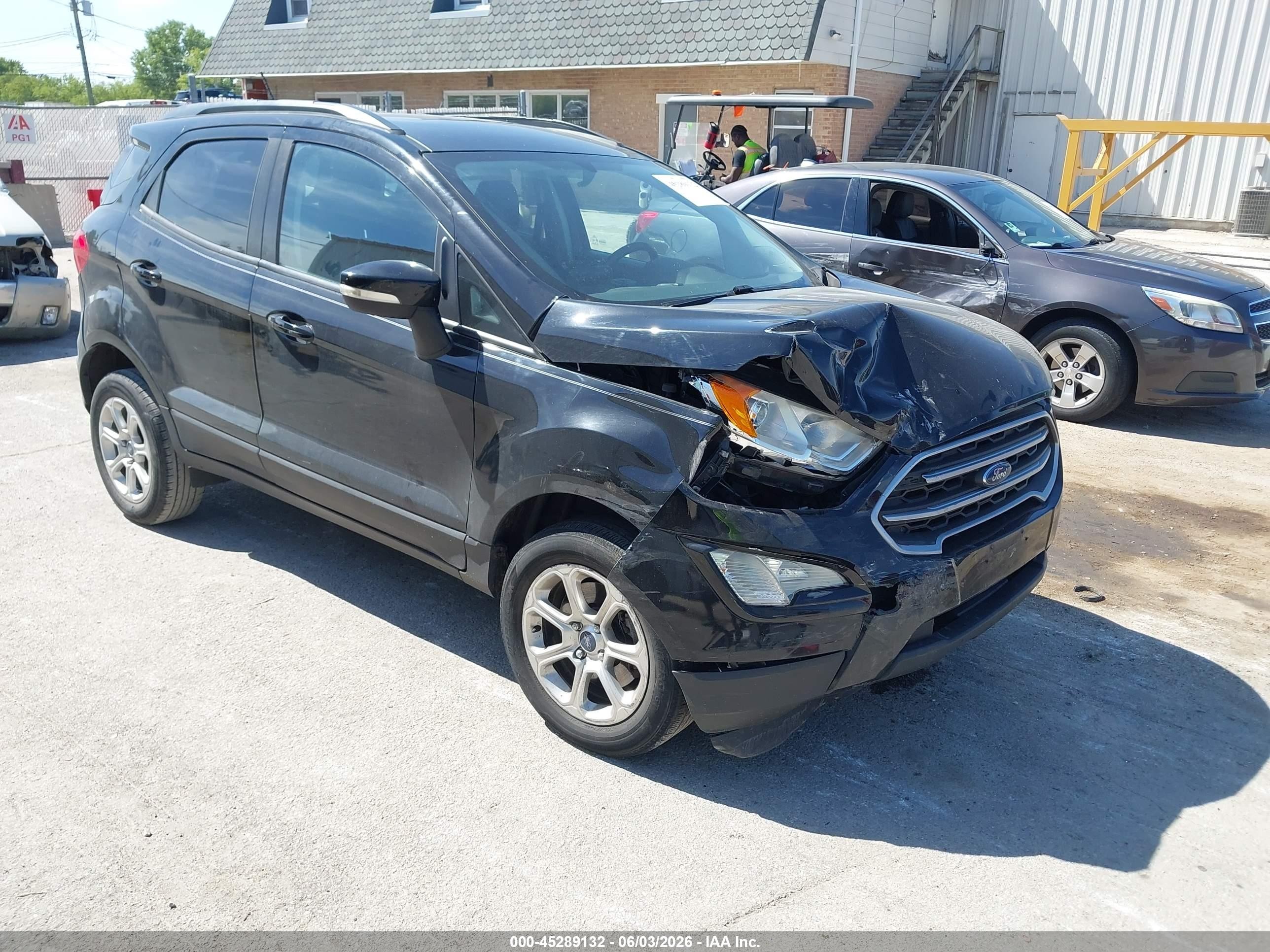 2018 Ford EcoSport SE, VIN MAJ6P1UL6JC165542 — Front end