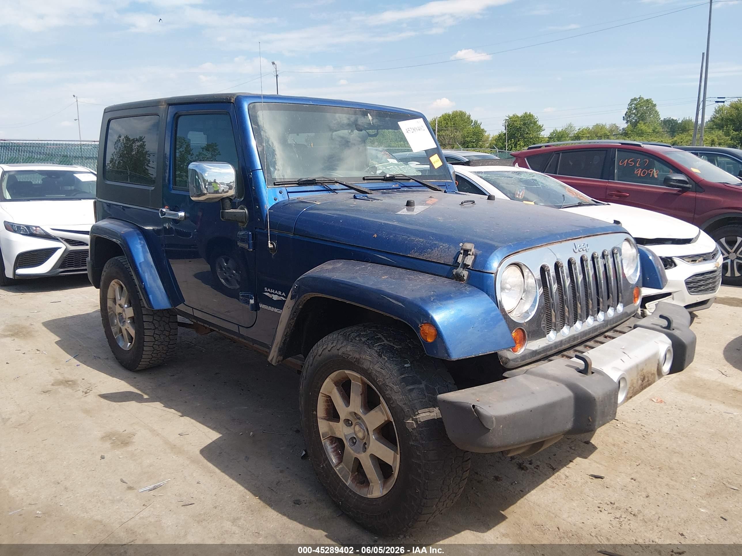 2010 Jeep Wrangler Sahara, VIN 1J4AA5D17AL202359 — Normal wear
