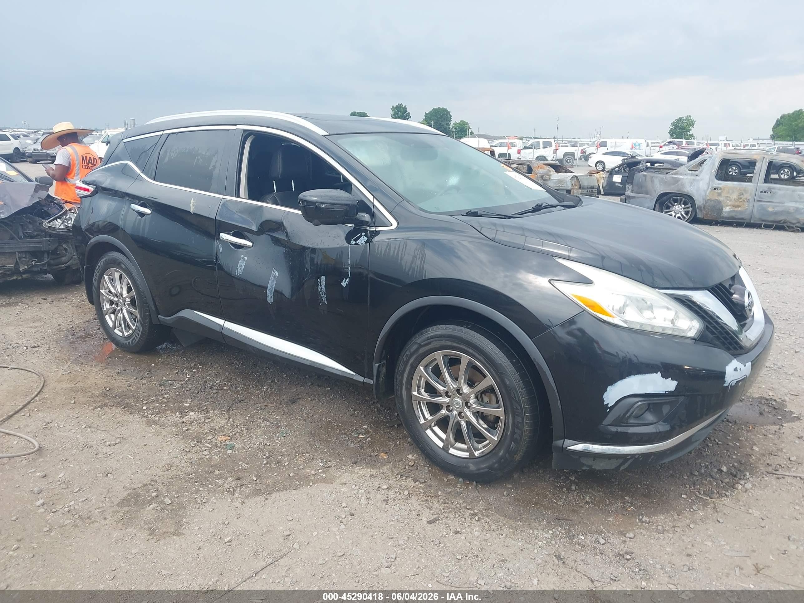 2017 Nissan Murano S, VIN 5N1AZ2MH6HN204155 — Side