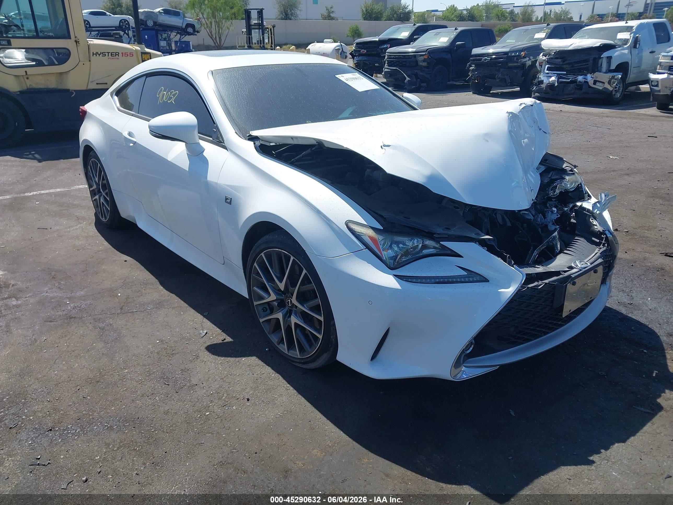 2016 Lexus RC 200t F Sport, VIN JTHHA5BC4G5002897 — Front end