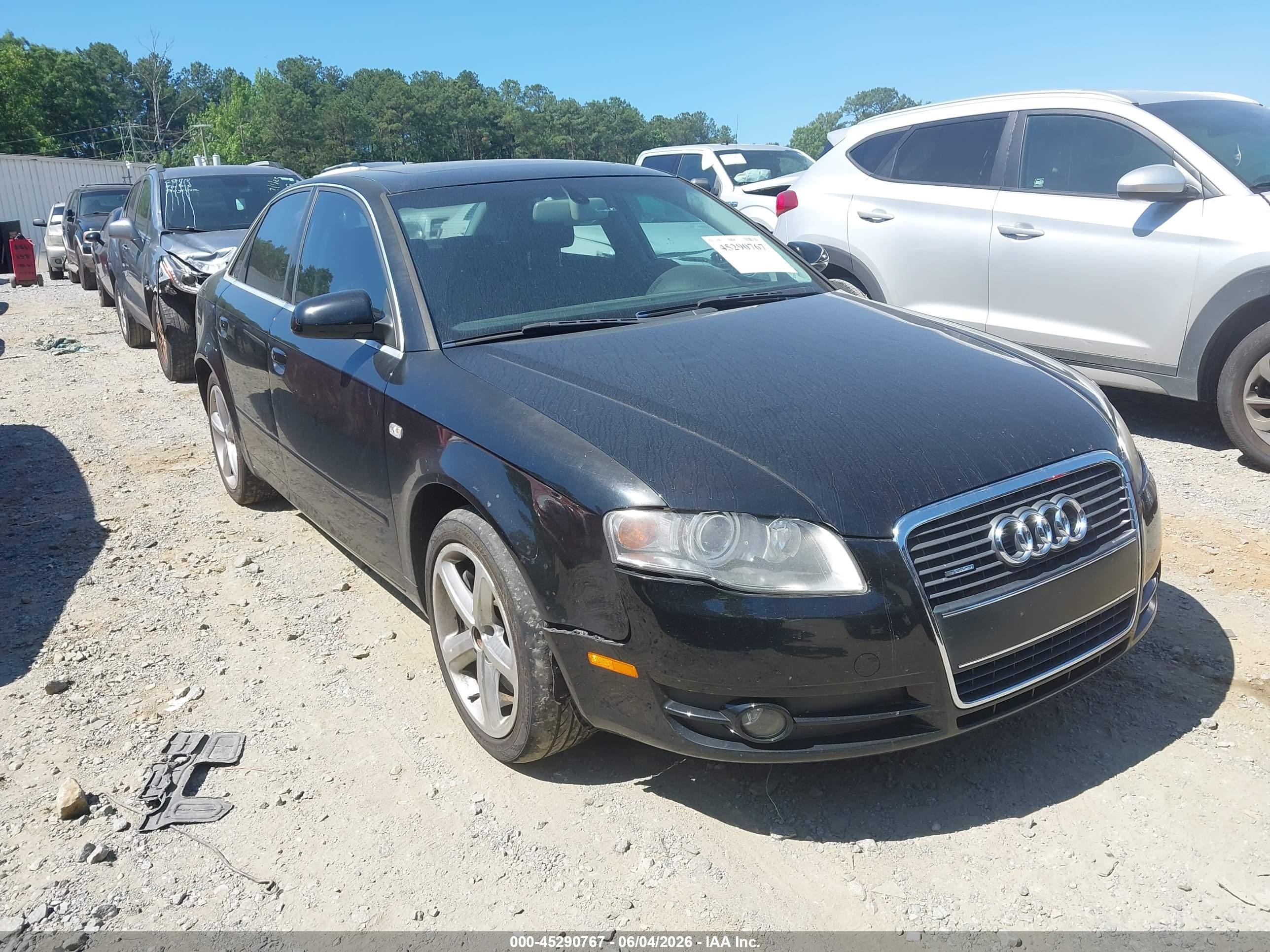 2007 Audi A4 3.2L, VIN WAUDH78EX7A251371 — Зад