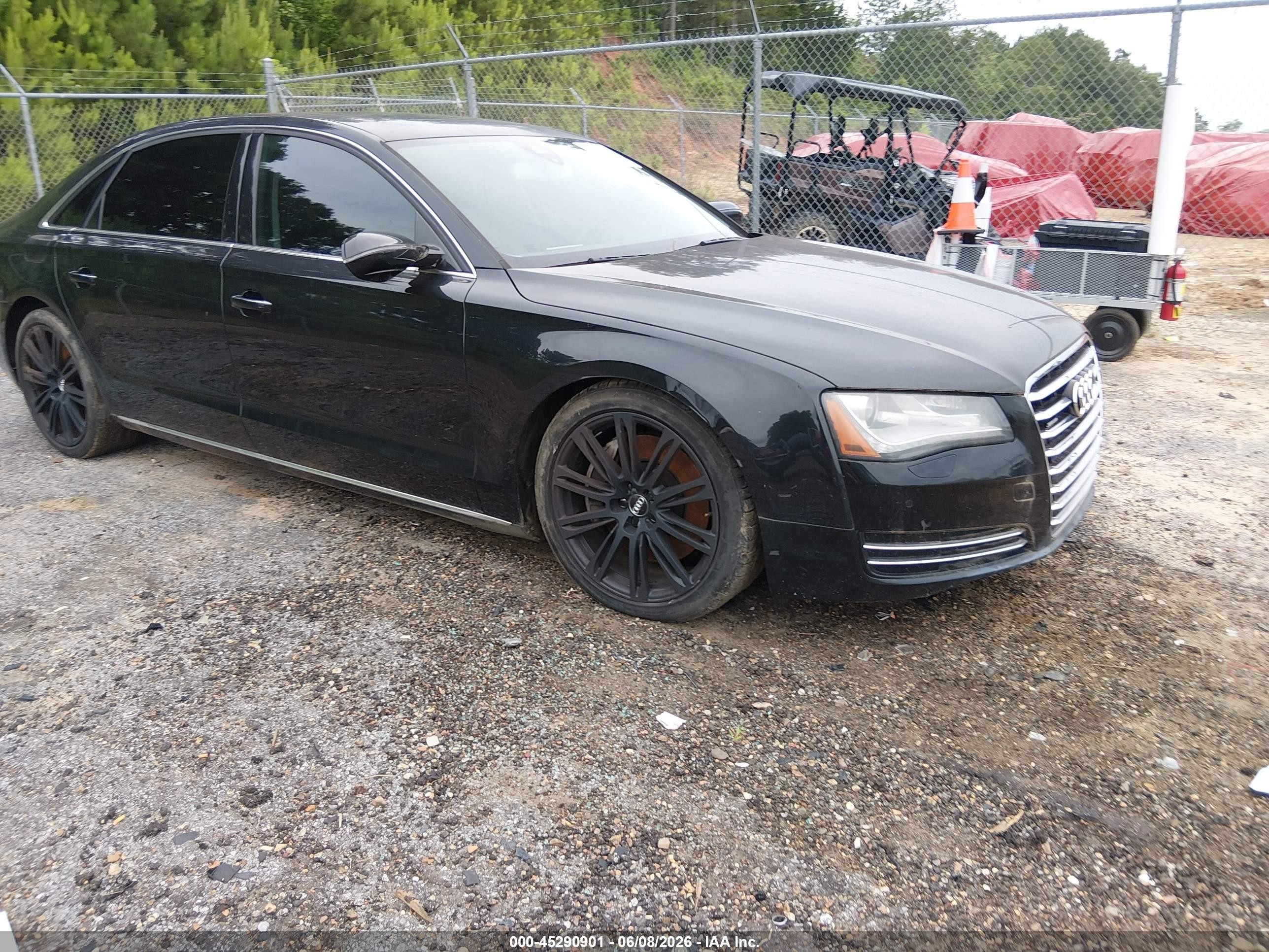 2011 Audi A8, VIN WAURVAFDXBN016637 — Front end