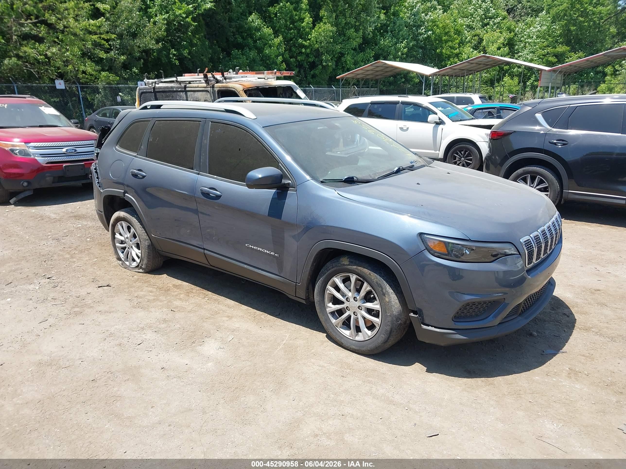 2020 Jeep Cherokee Latitude, VIN 1C4PJLCB0LD569728 — Theft recovery