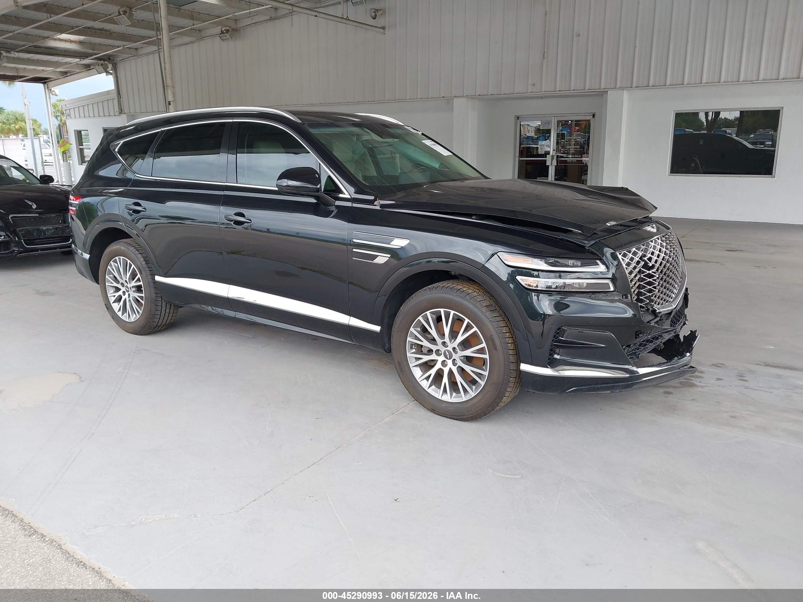 2021 Genesis GV80, VIN KMUHB4SB9MU051625 — Front end