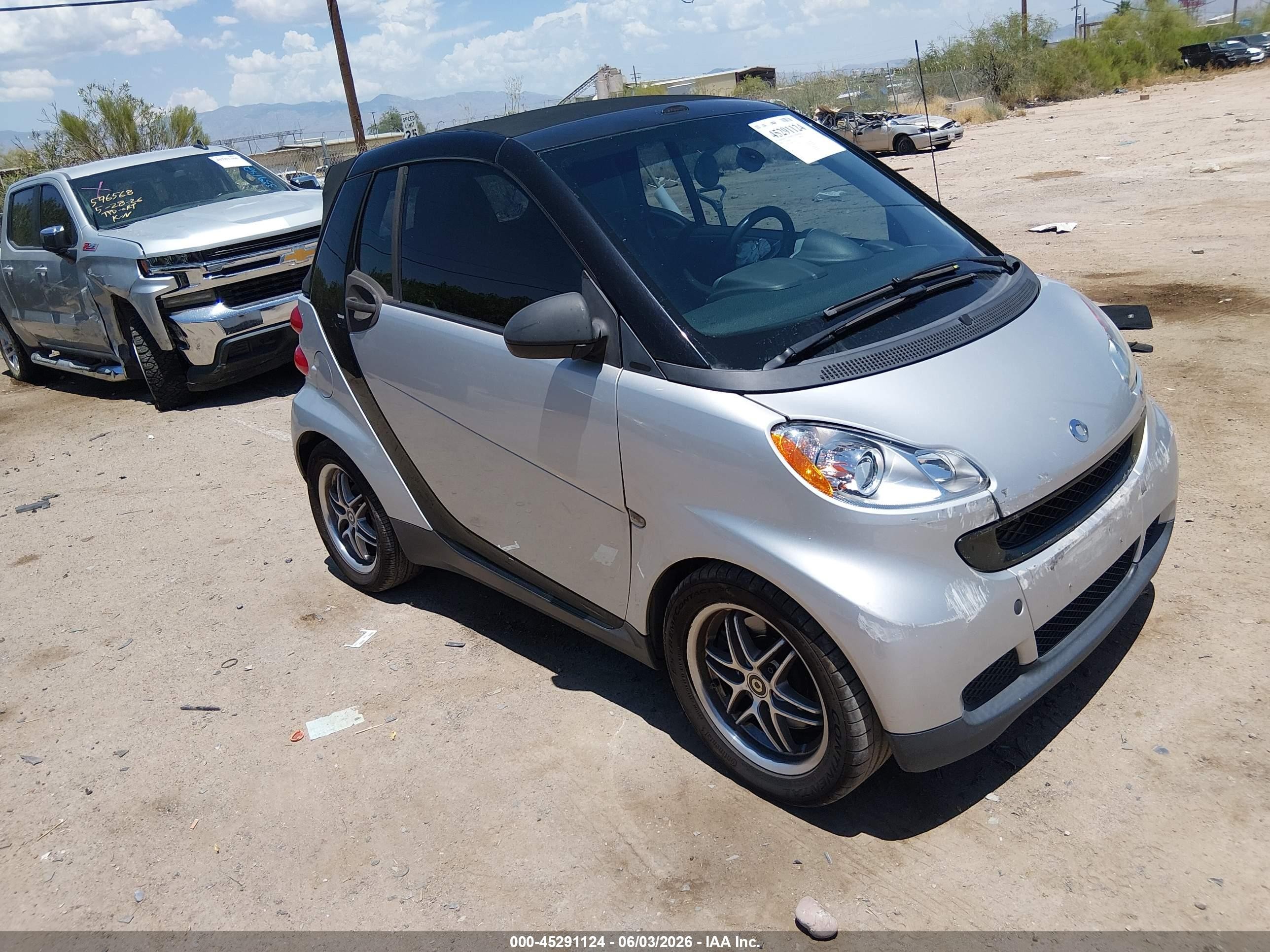 2008 Smart fortwo Passion, VIN WMEEK31X28K131140 — Перед