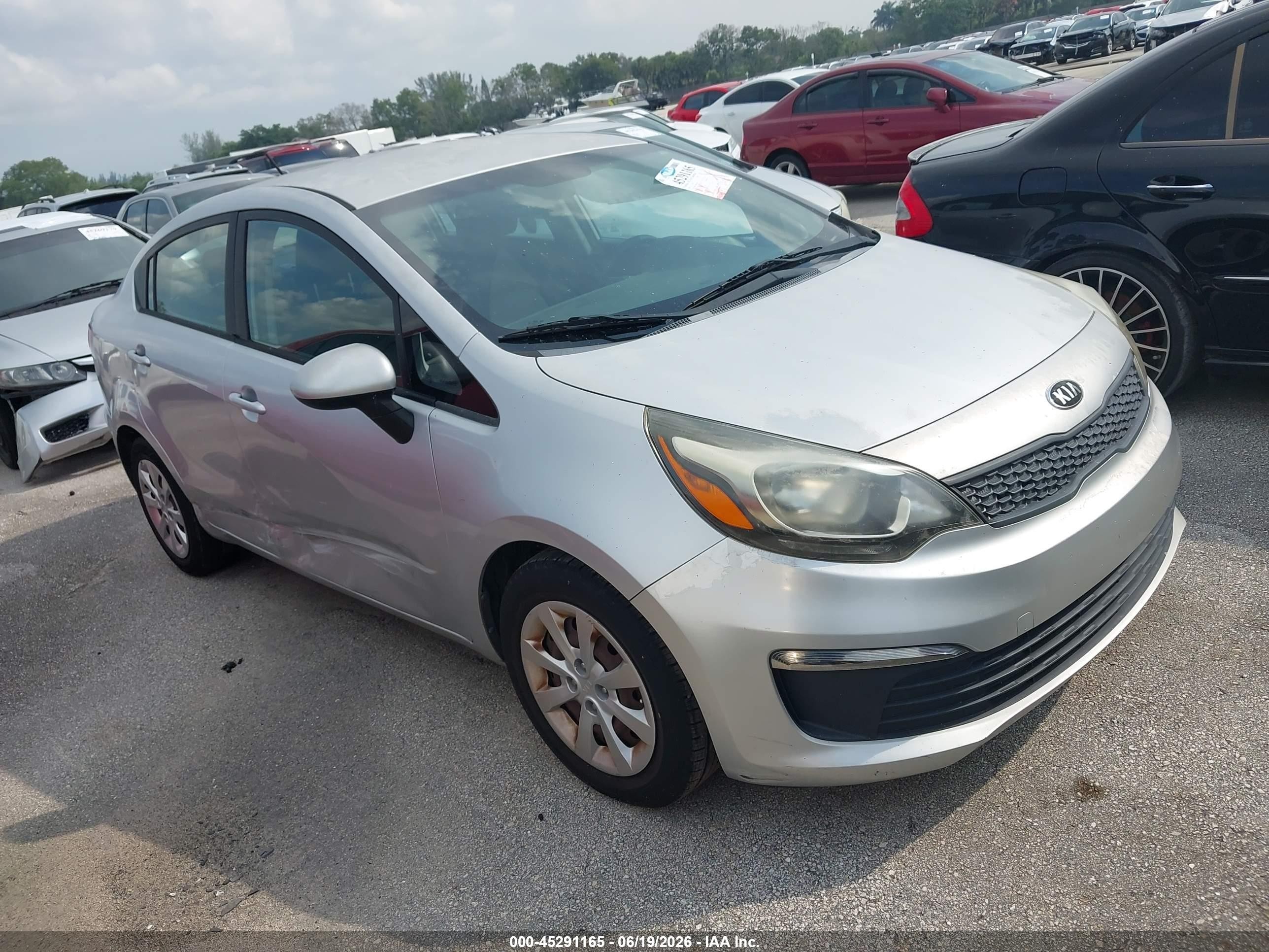 2016 Kia Rio LX, VIN KNADM4A36G6548191 — Side