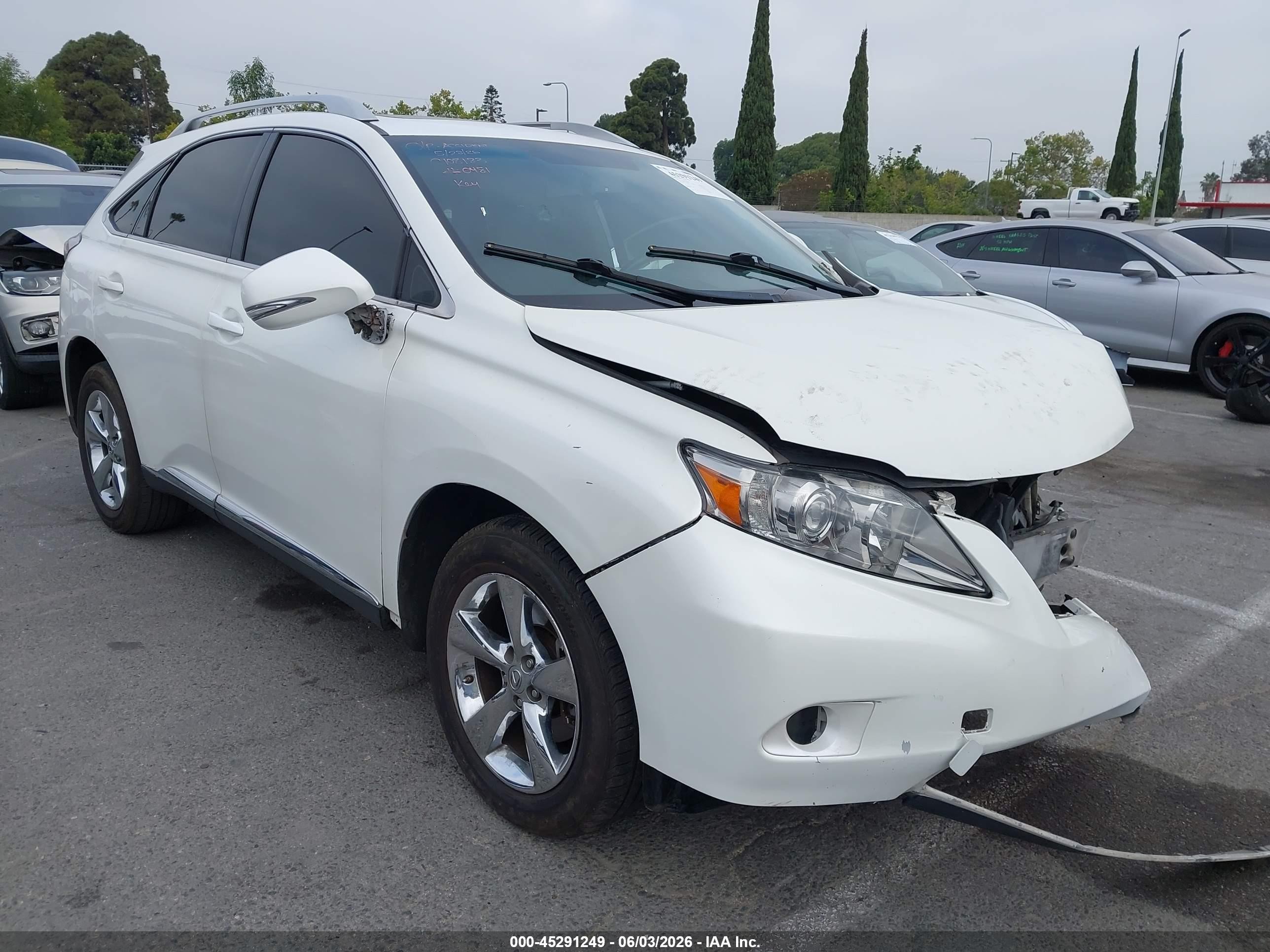 2010 Lexus RX 350, VIN JTJZK1BA2A2400481 — Front end