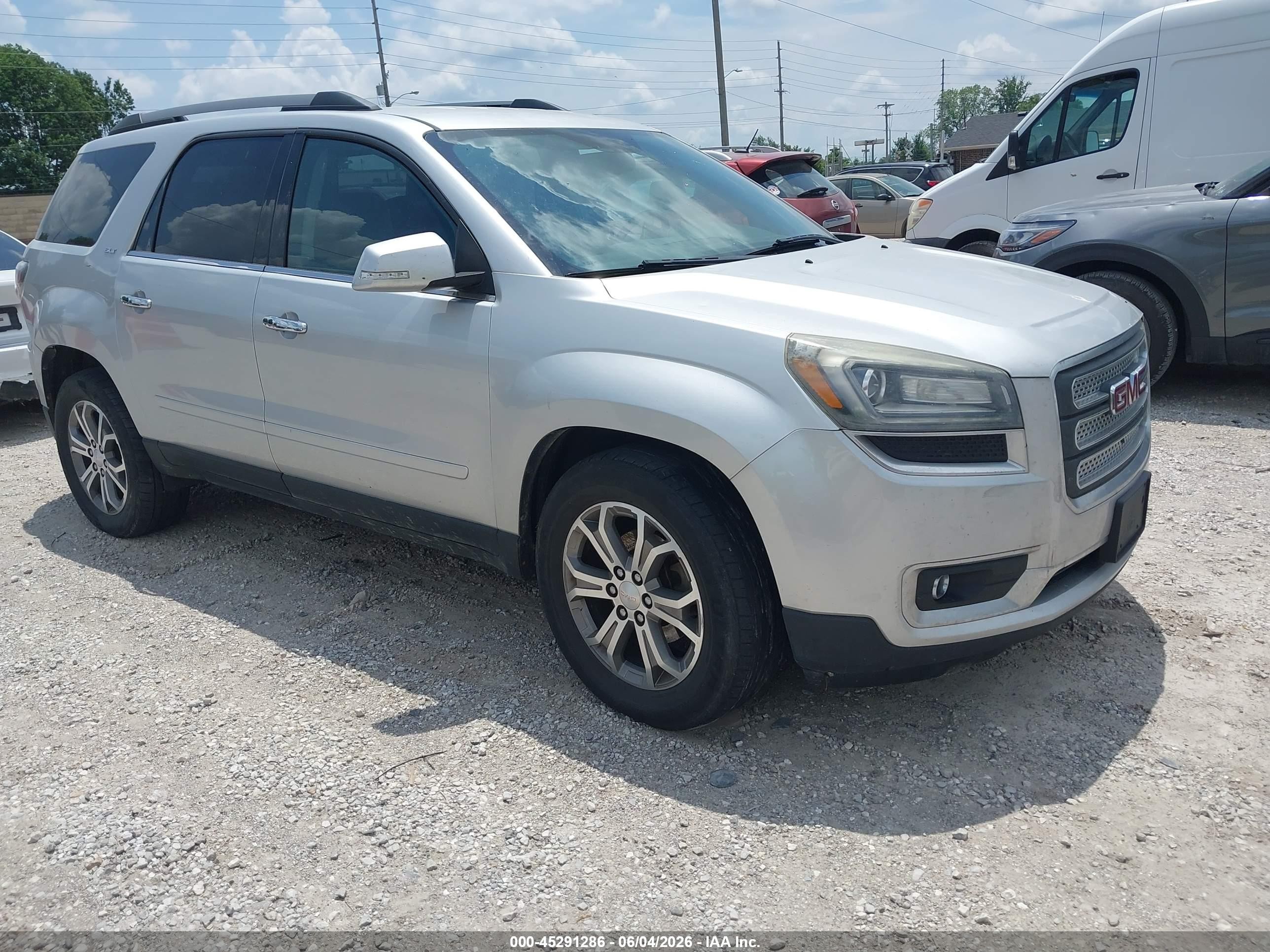 2016 GMC Acadia SLT, VIN 1GKKVRKD4GJ197066 — Hail