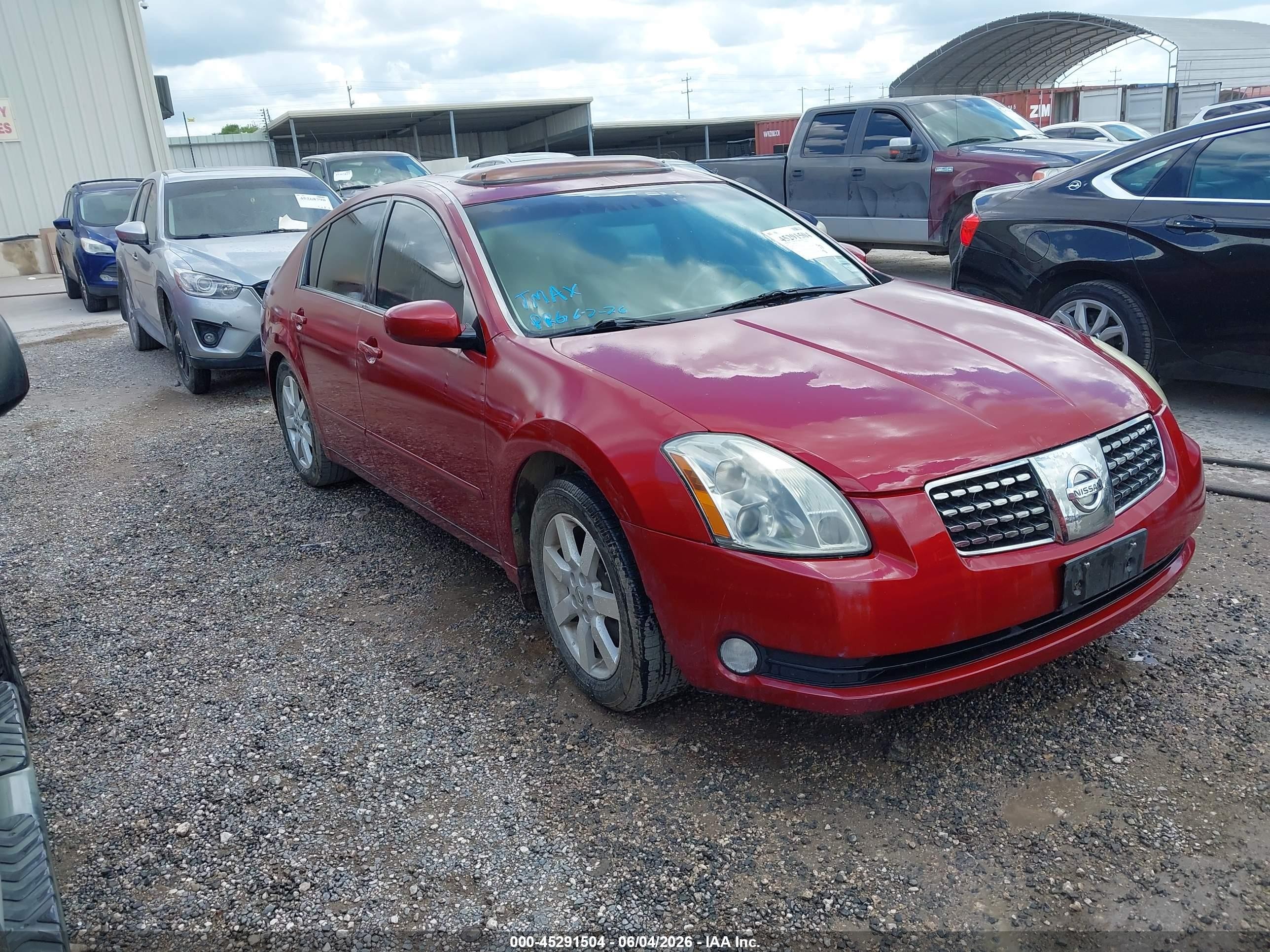 2006 Nissan Maxima SL, VIN 1N4BA41E26C840172 — Бок