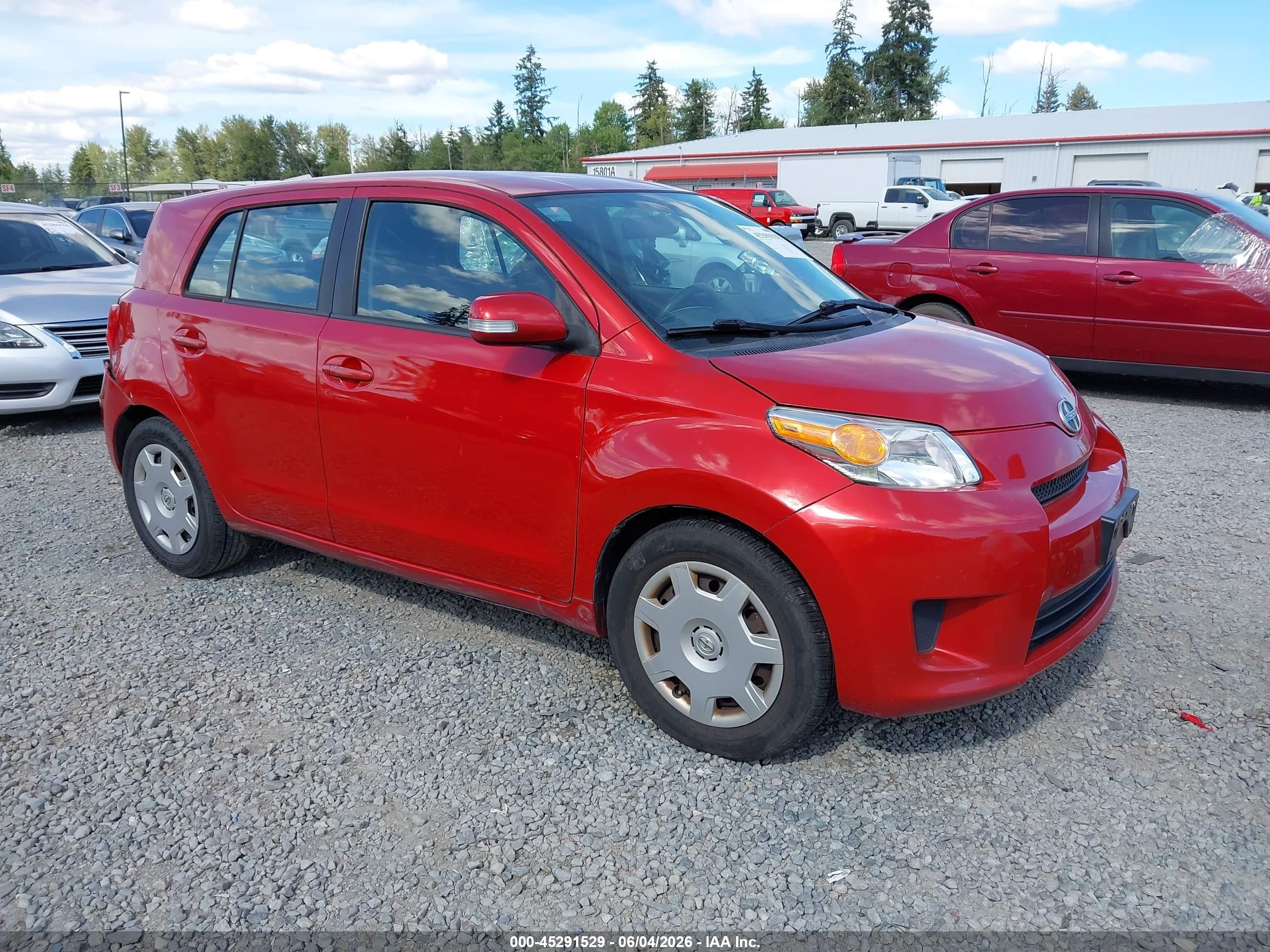 2010 Scion xD, VIN JTKKU4B42AJ054716 — Rear end