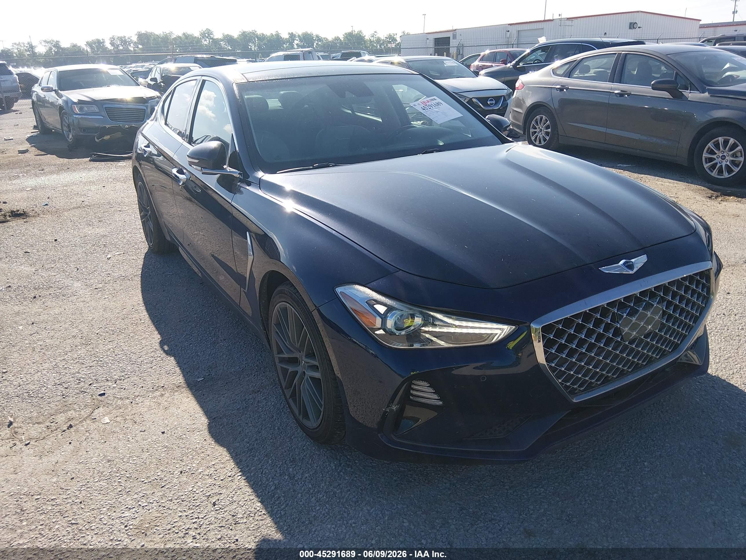 2019 Genesis G70 Advanced, VIN KMTG34LA1KU012365 — Water / flood