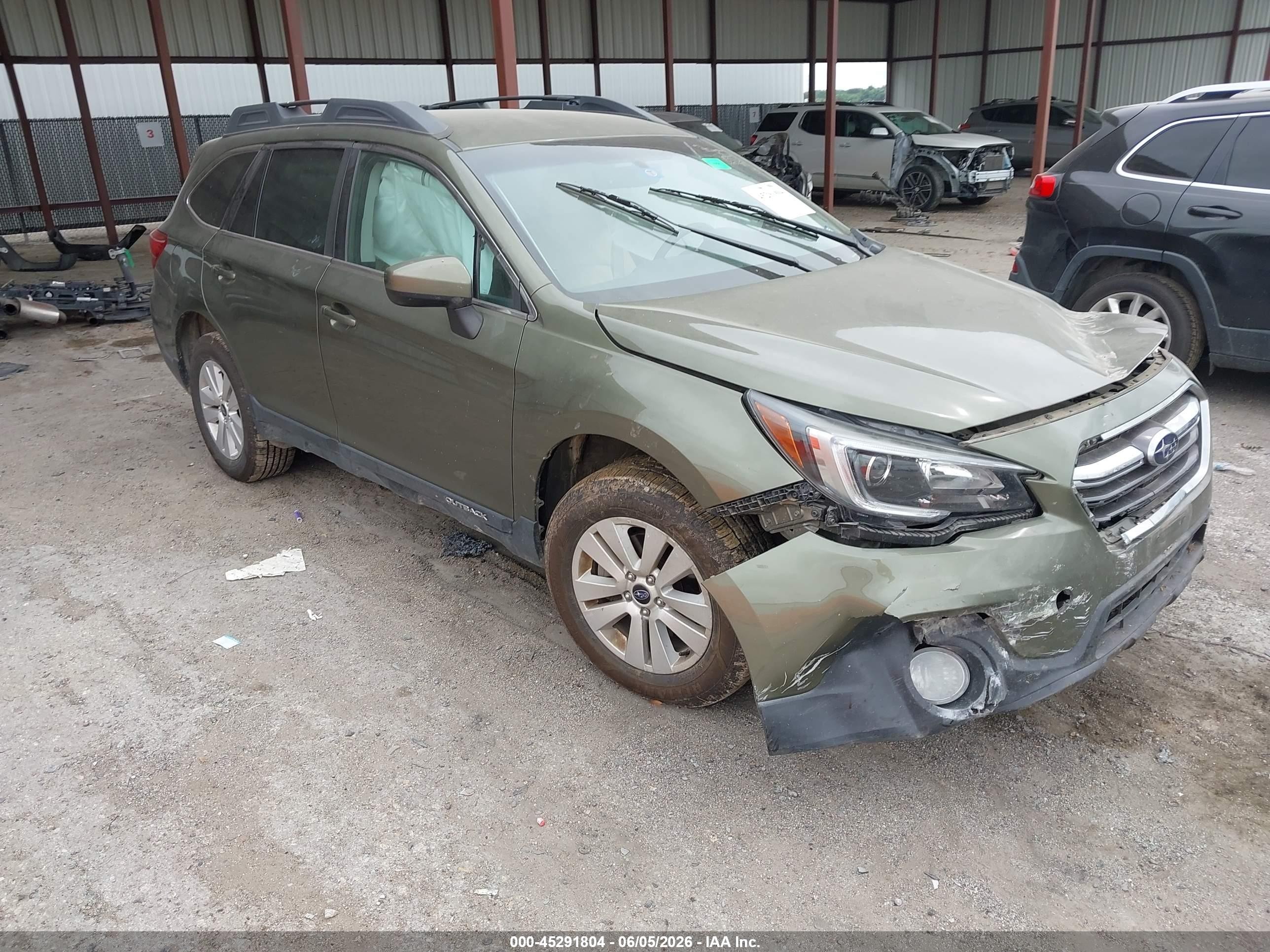 2018 Subaru Outback Premium, VIN 4S4BSACC0J3280738 — Theft recovery