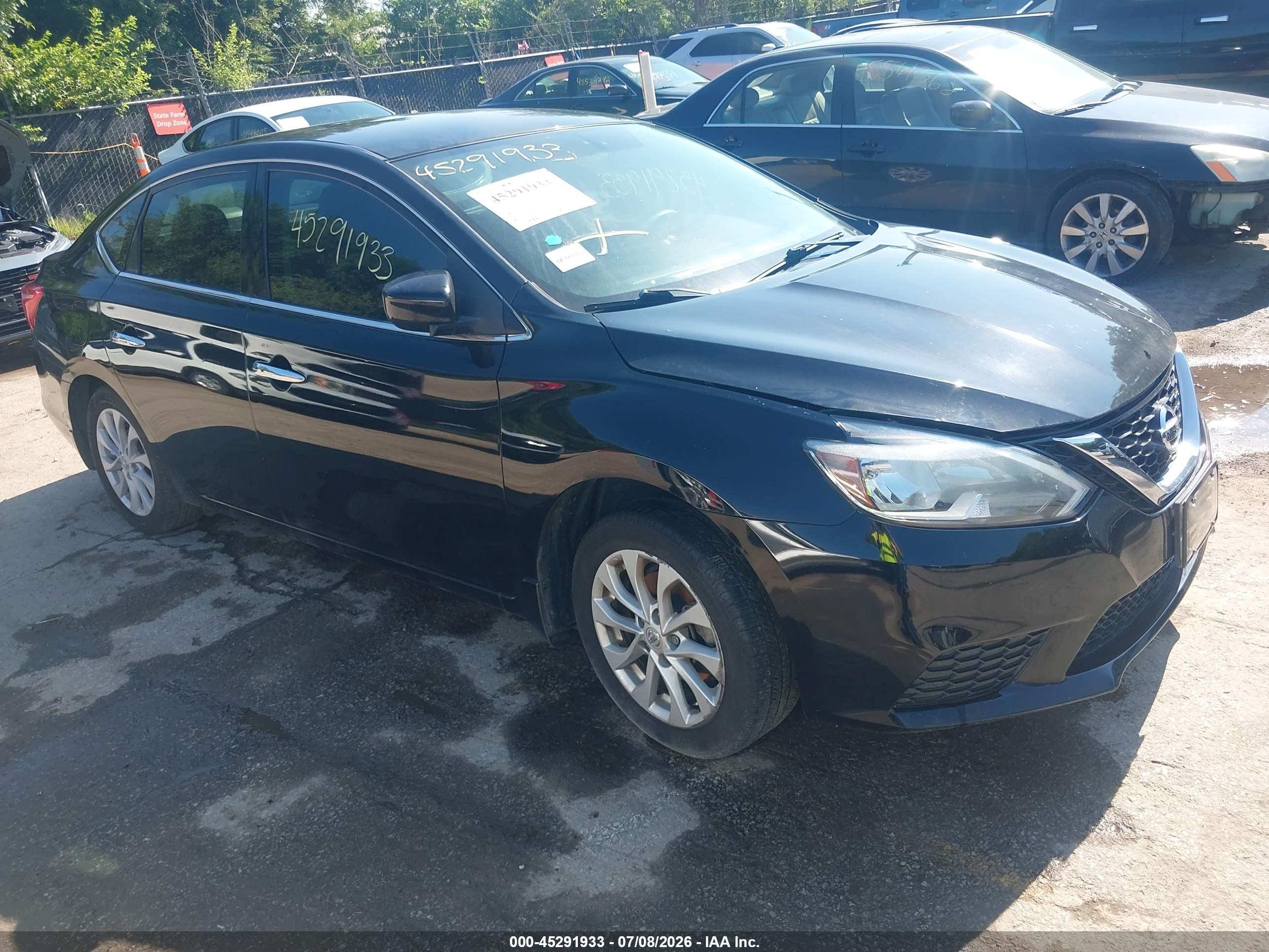 2018 Nissan Sentra SV, VIN 3N1AB7AP5JL652283 — Fresh water flood