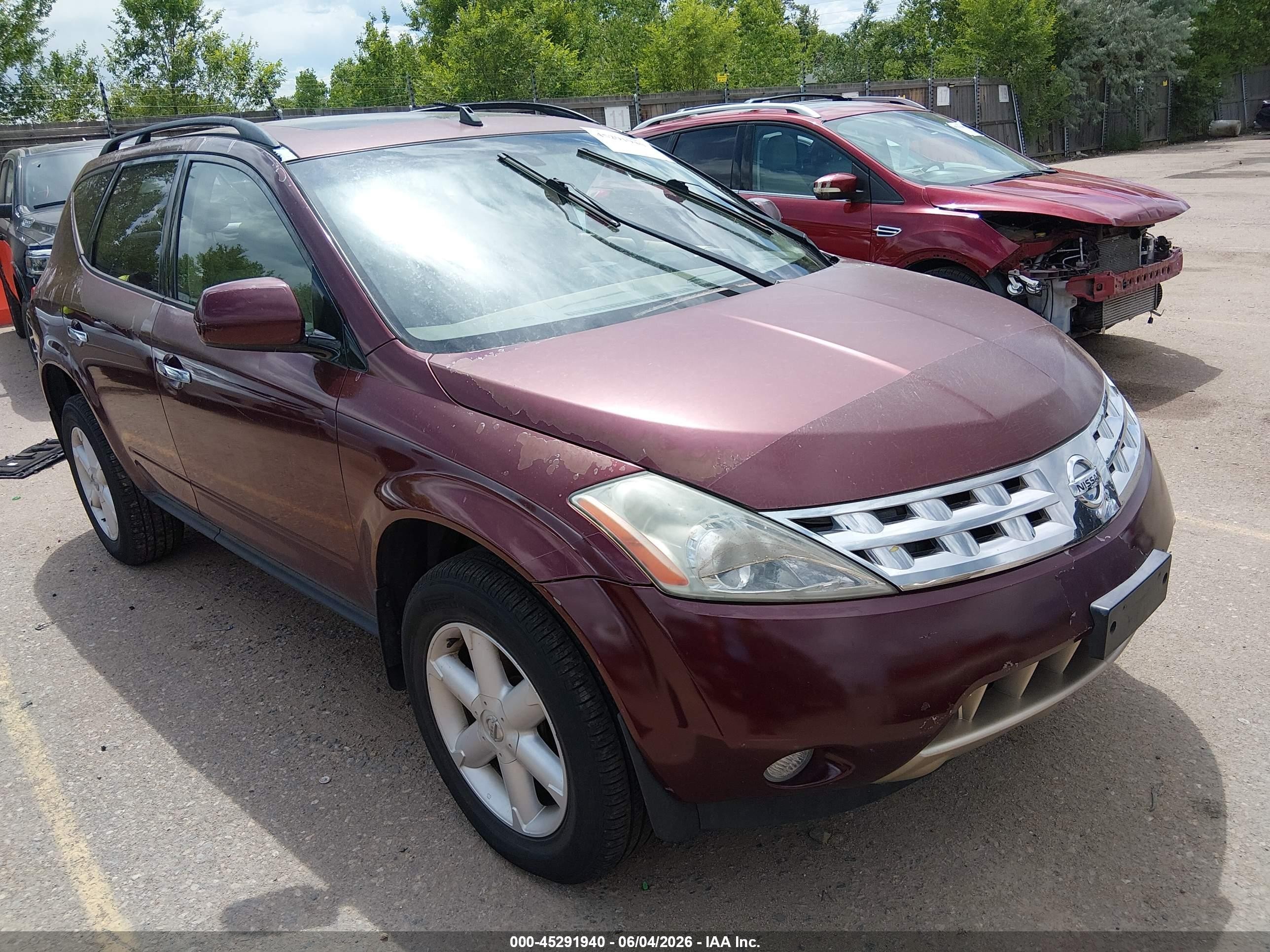 2005 Nissan Murano SL, VIN JN8AZ08W15W416375 — Normal wear