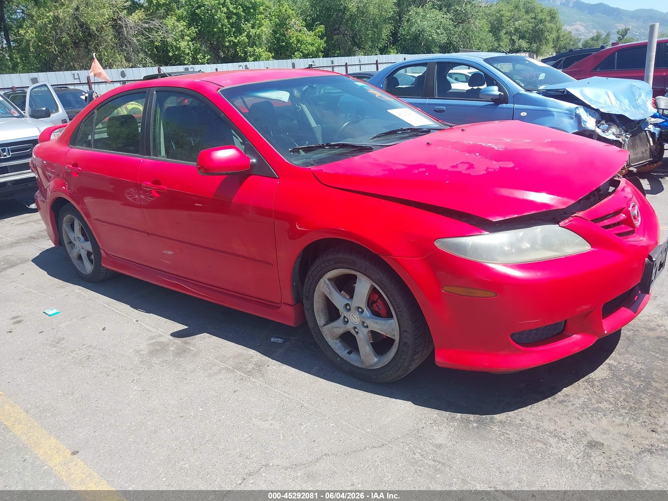 2004 Mazda 6 i, VIN 1YVFP84C545N80308 — Side
