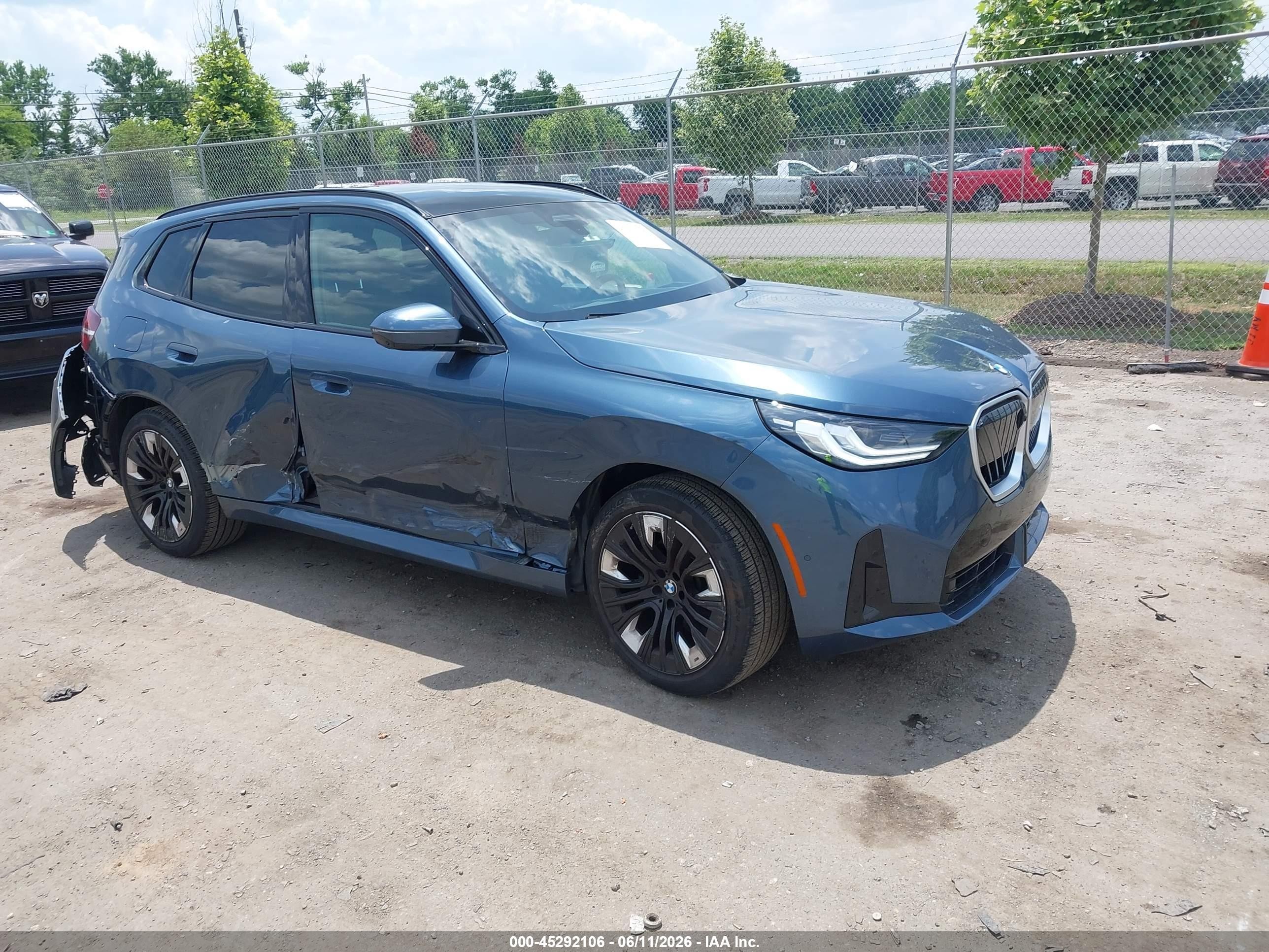 2025 BMW X3 30 xDrive, VIN 5UX53GP08S9Z53015 — Rear end