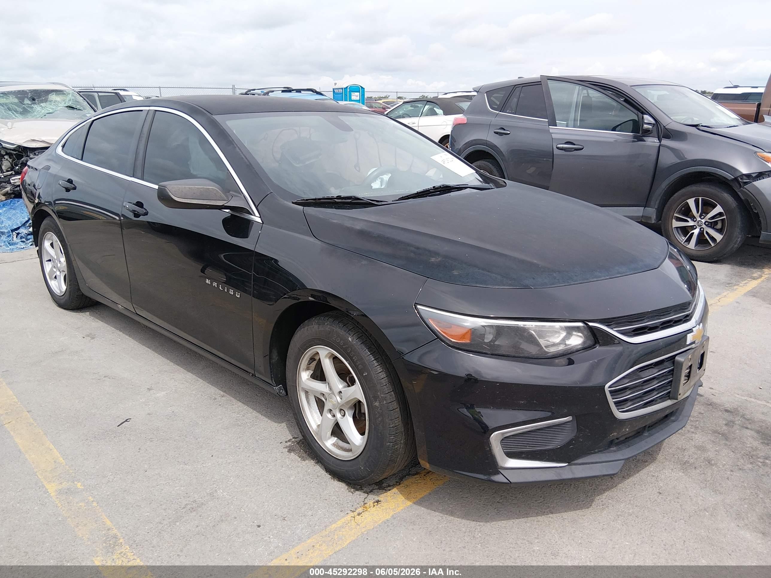 2017 Chevrolet Malibu LS, VIN 1G1ZB5ST2HF266806 — Side