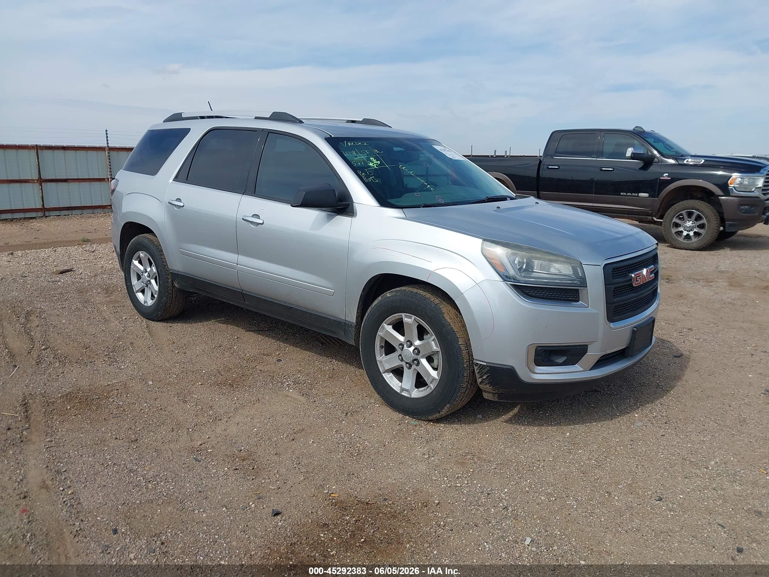 2015 GMC Acadia SLE, VIN 1GKKRNED2FJ274489 — Undercarriage