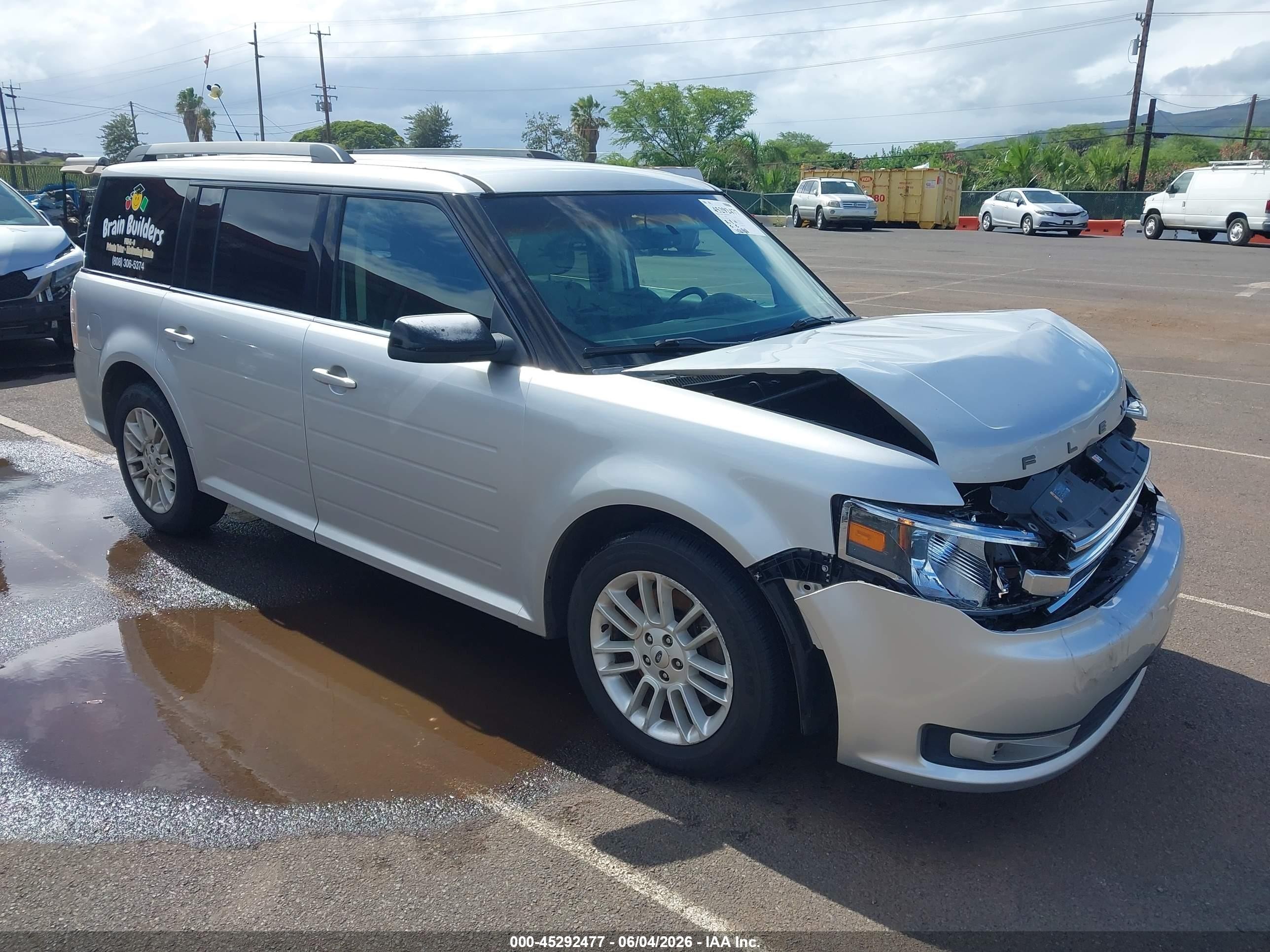 2014 Ford Flex SEL, VIN 2FMGK5C89EBD03237 — Перед