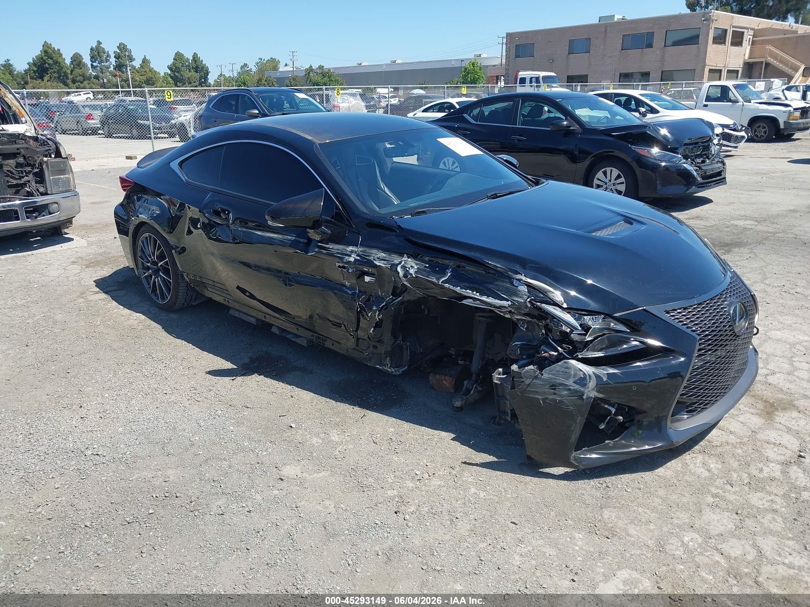 2016 Lexus RC F, VIN JTHHP5BC2G5005358 — Side