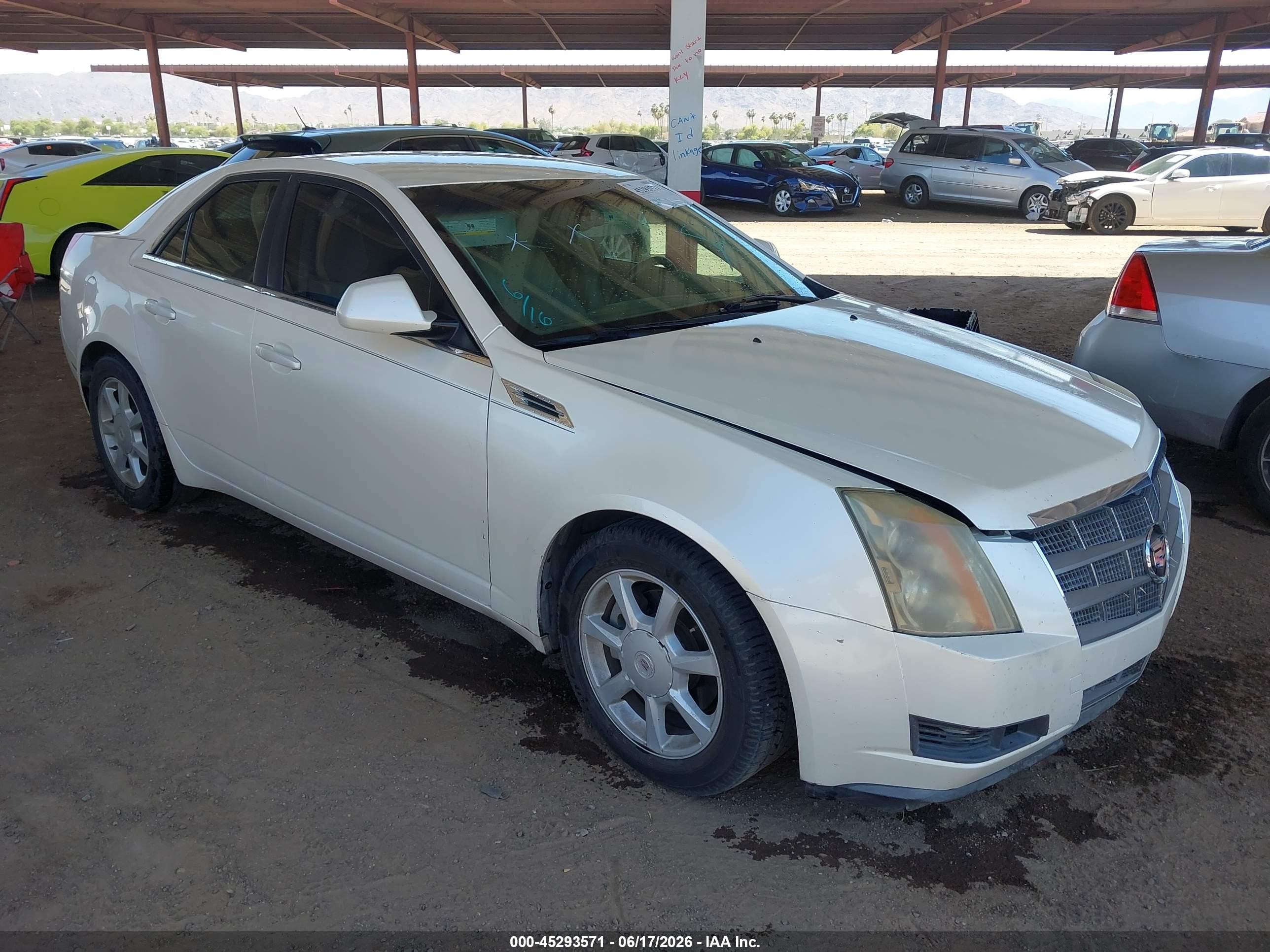 2008 Cadillac CTS AWD, VIN 1G6DP57V480114223 — Normal wear