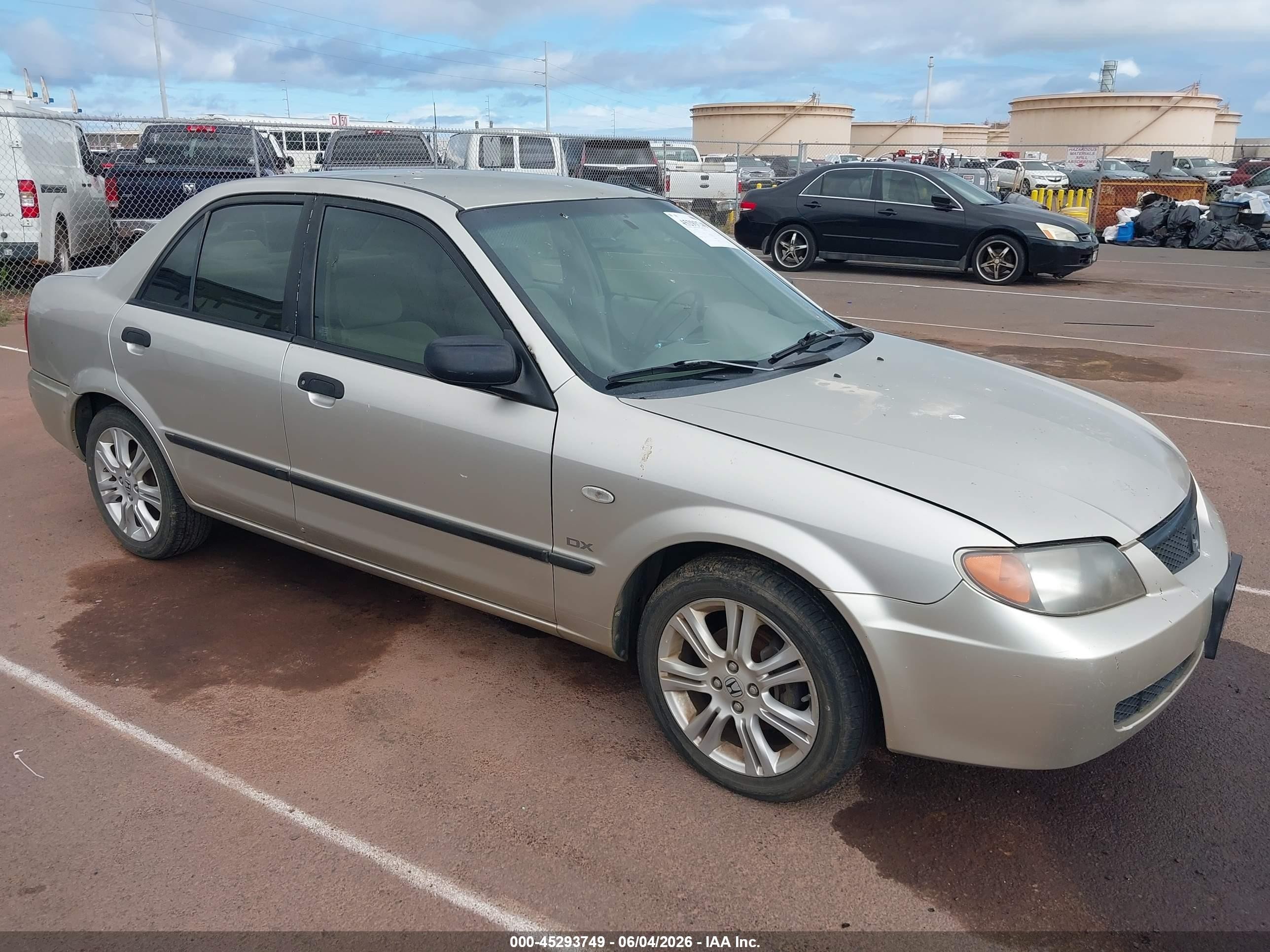 2003 Mazda Protege DX, VIN JM1BJ225330143605 — Обычный износ