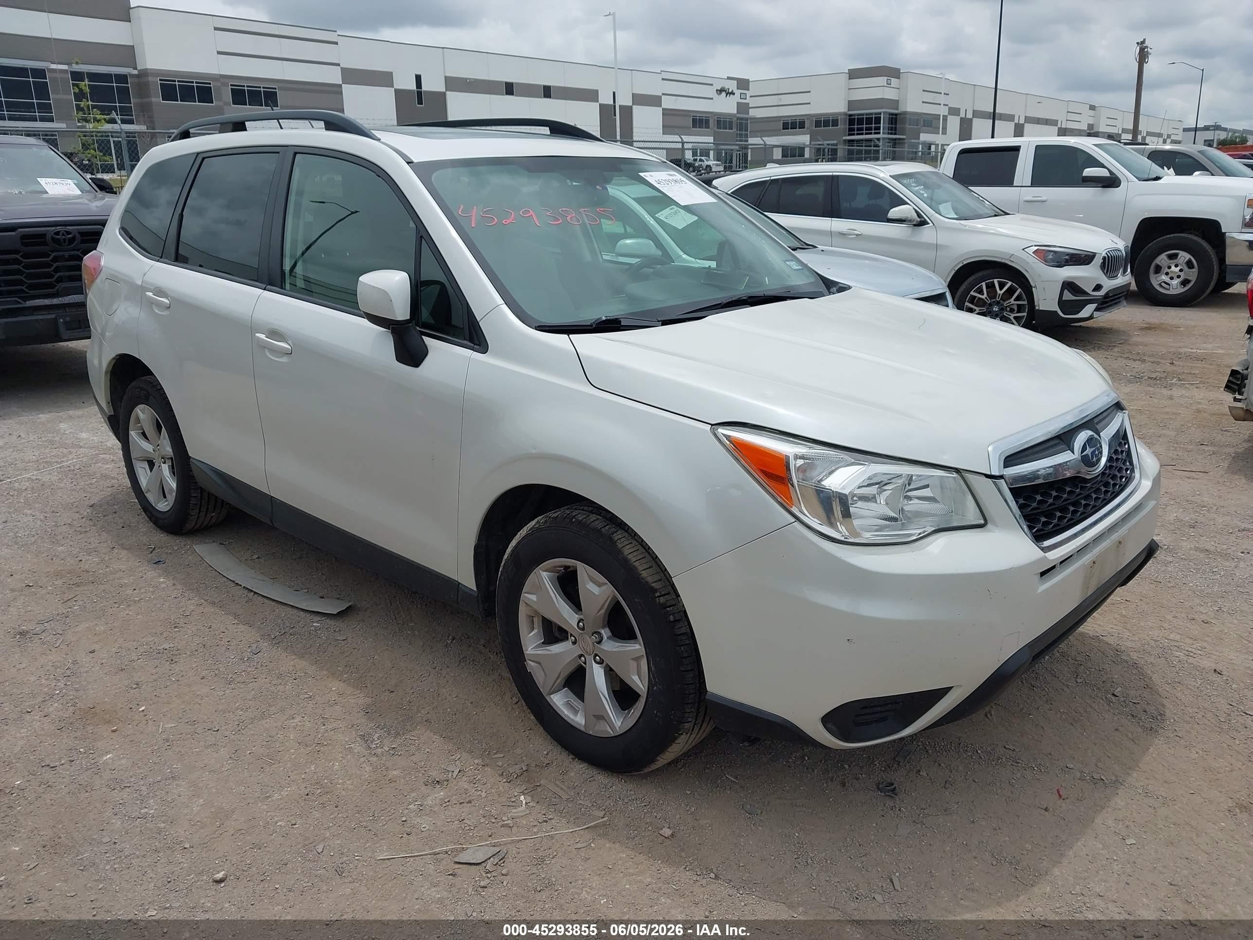 2015 Subaru Forester Premium, VIN JF2SJAGC5FH835115 — Hail