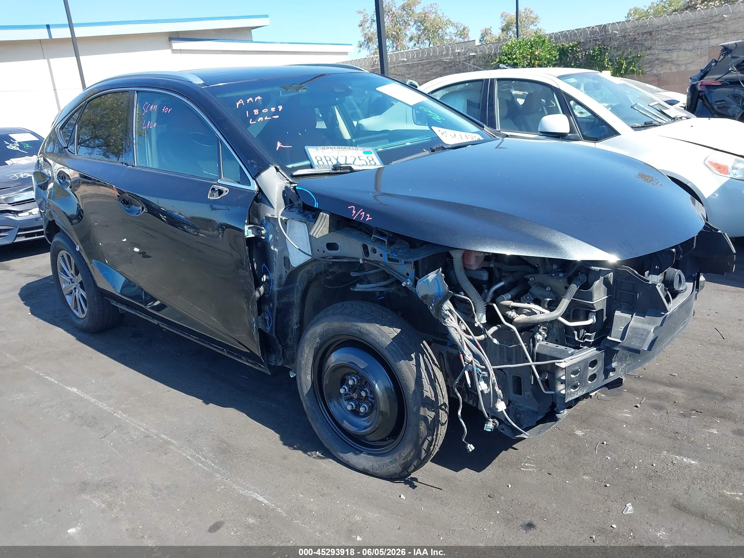 2018 Lexus NX 300, VIN JTJYARBZ8J2100348 — Side