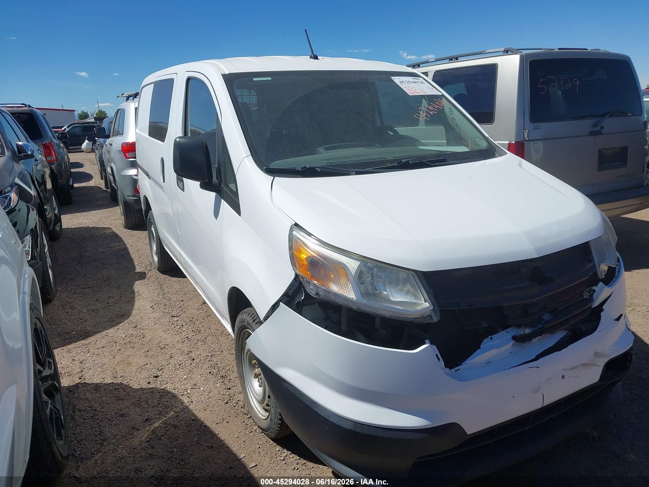 2017 Chevrolet City Express Cargo LT, VIN 3N63M0ZN2HK711734 — Rear end