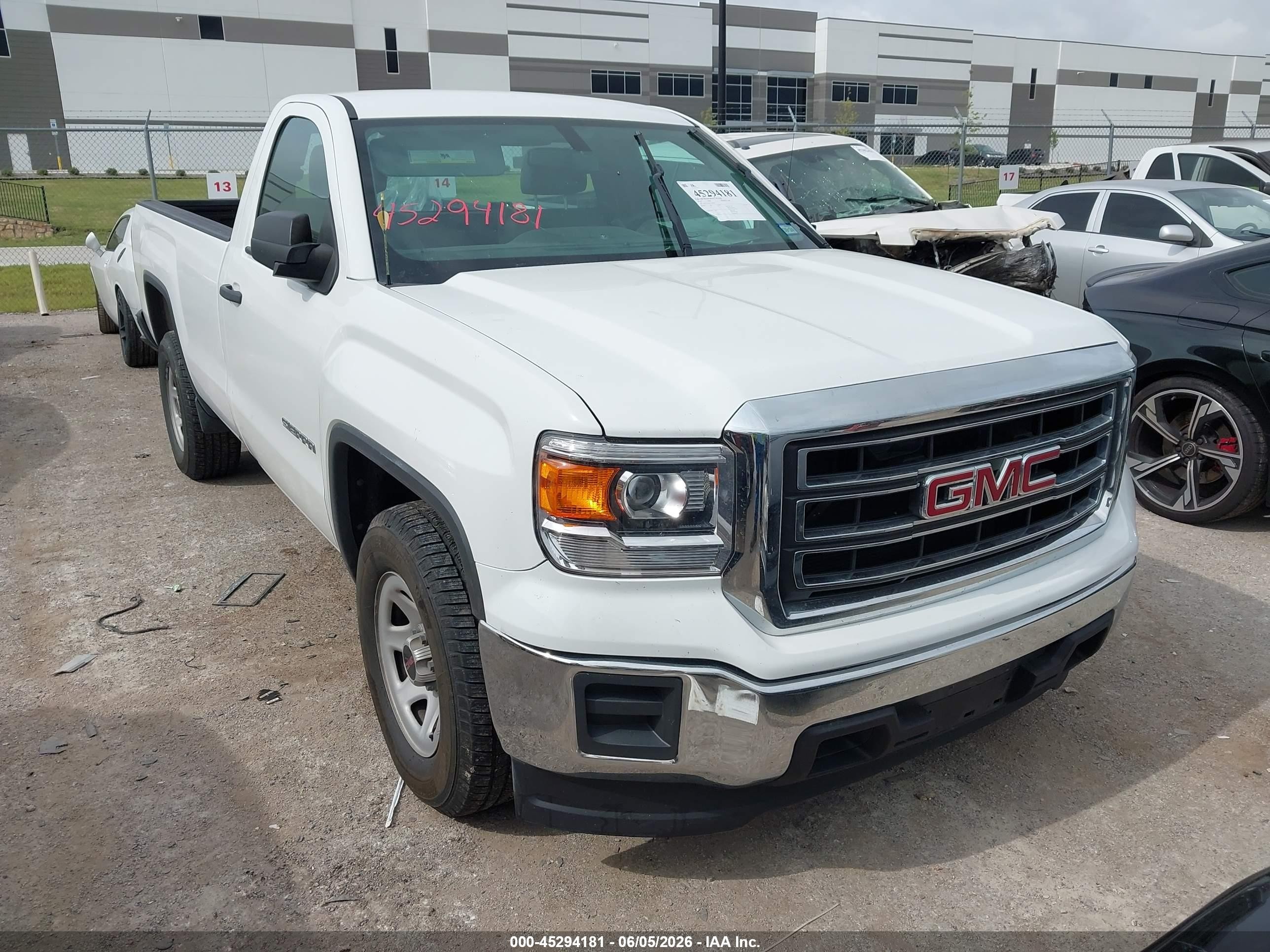 2015 GMC Sierra 1500, VIN 1GTN1TEH4FZ280562 — Water / flood