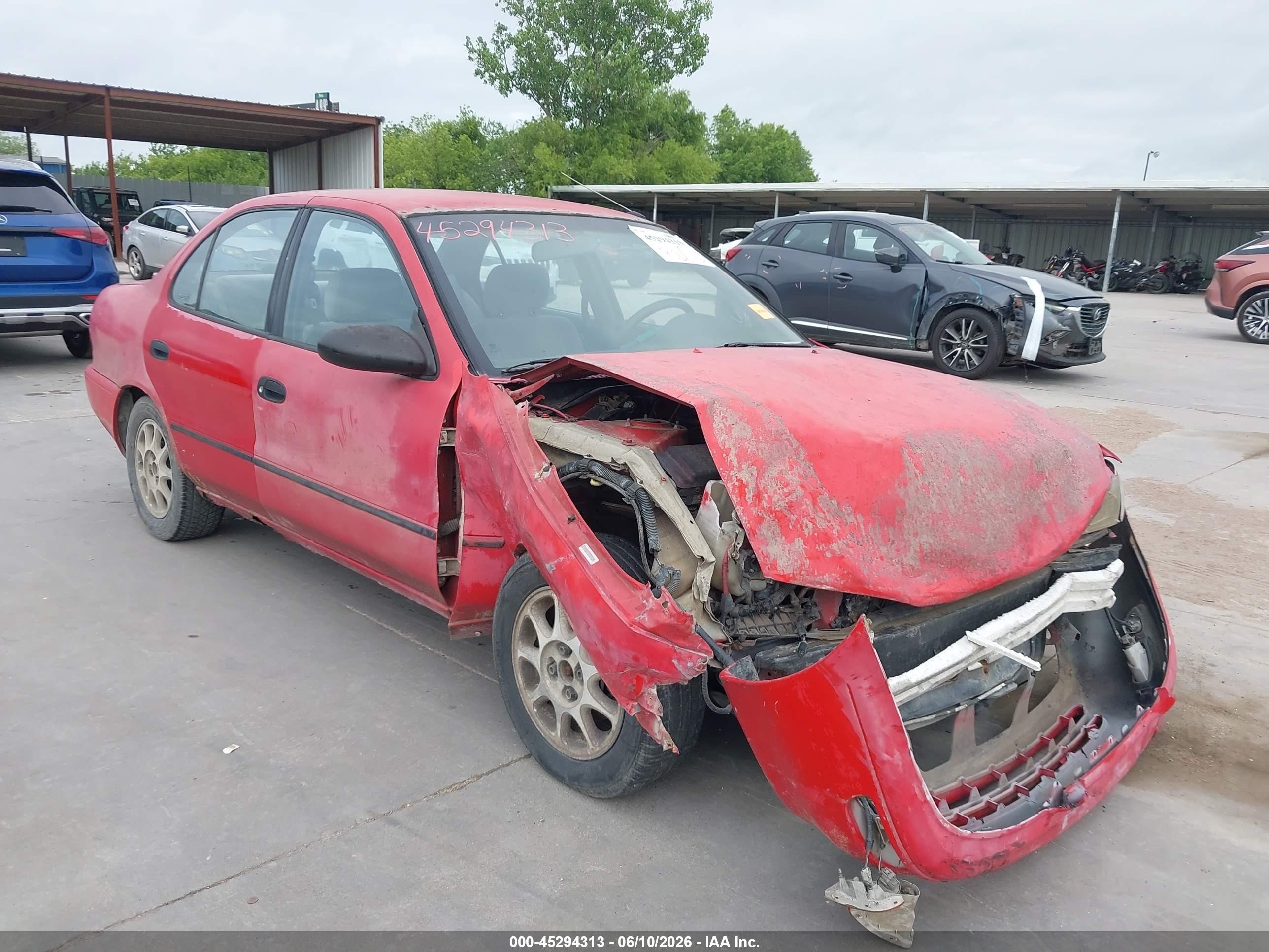 1995 Chevrolet Prizm Lsi, VIN 1Y1SK5288SZ040842 — Front end