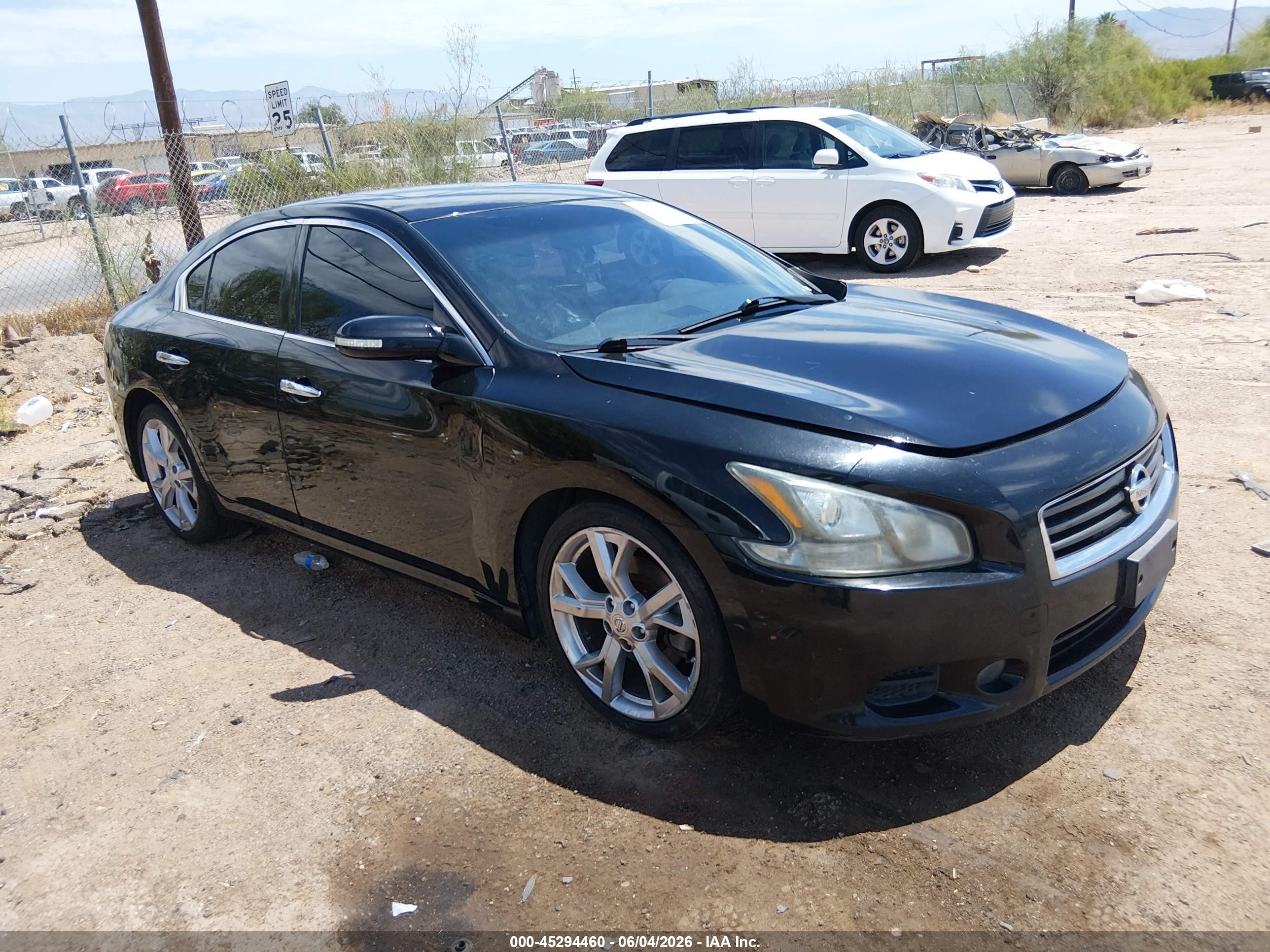 2012 Nissan Maxima S, VIN 1N4AA5AP6CC865946 — Перед