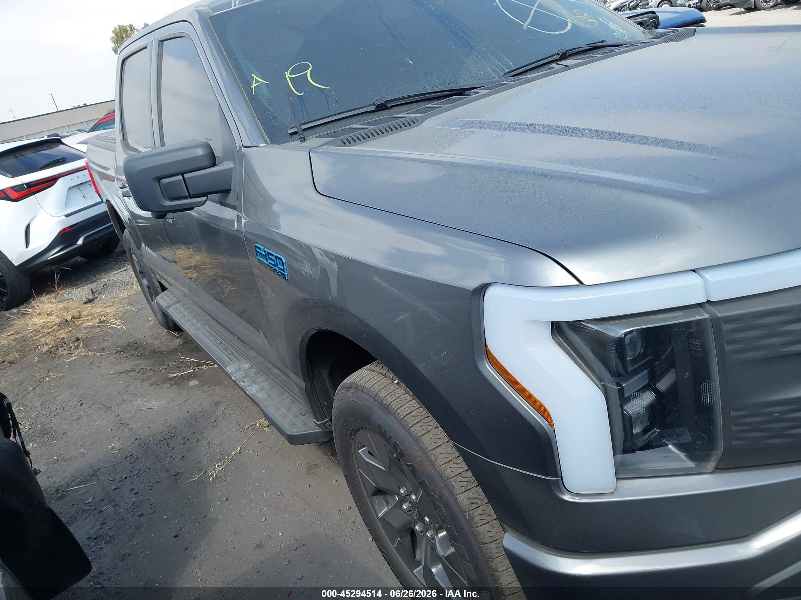 2025 Ford F-150 Lightning Flash, VIN 1FT6W3LUXSWG21495 — Side
