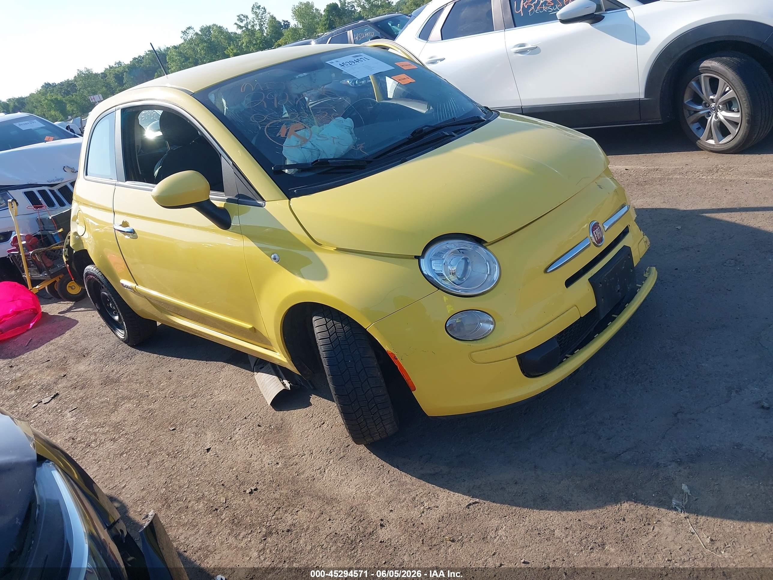 2013 FIAT 500 Pop, VIN 3C3CFFAR9DT529231 — All over