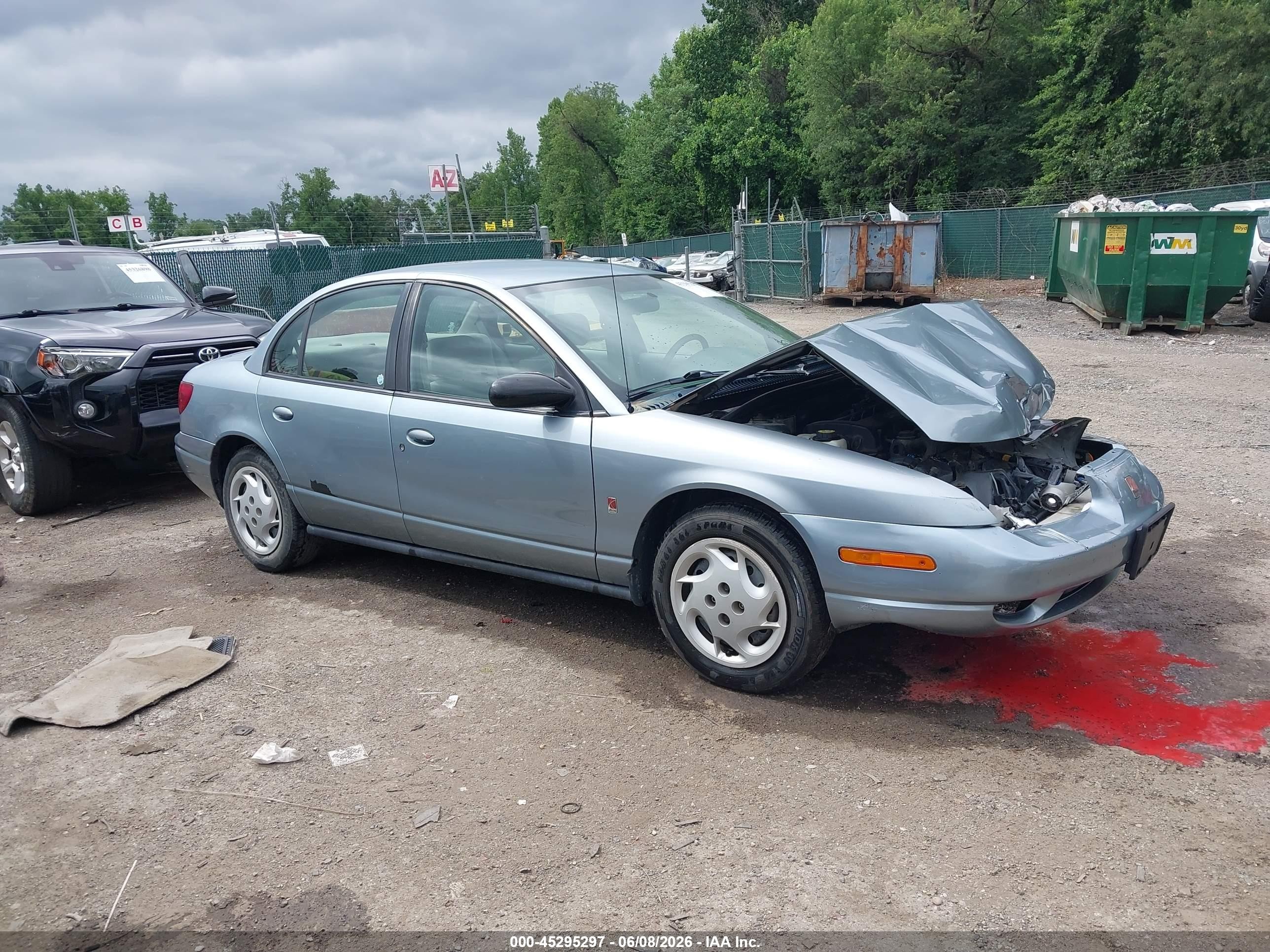 2002 Saturn SL, VIN 1G8ZK54742Z117272 — Перед